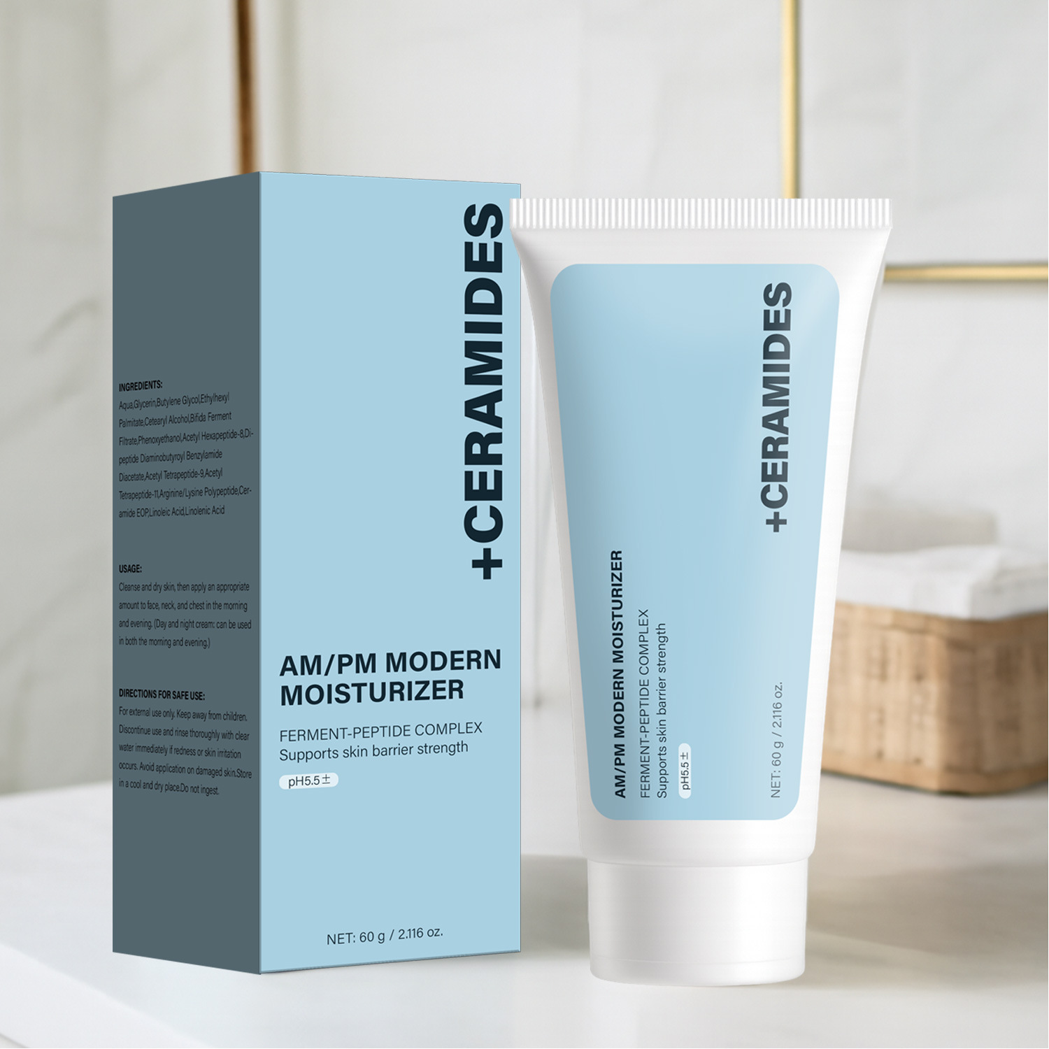 Day And Night Moisturizing Cream Hydrating Firming For Daily Facial Skin Care And Elasticity Support