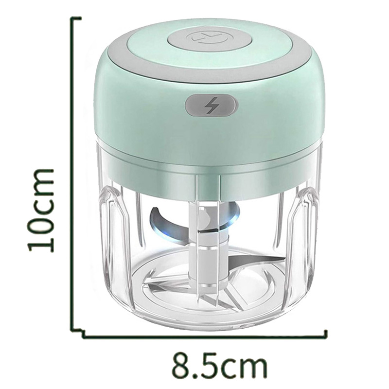 (Pink) Electric Kitchen Food Chopper Mini Garlic Grinder Masher Crusher Portable Meat Grinder Vegetable Chopper For Kitchen Gadgets