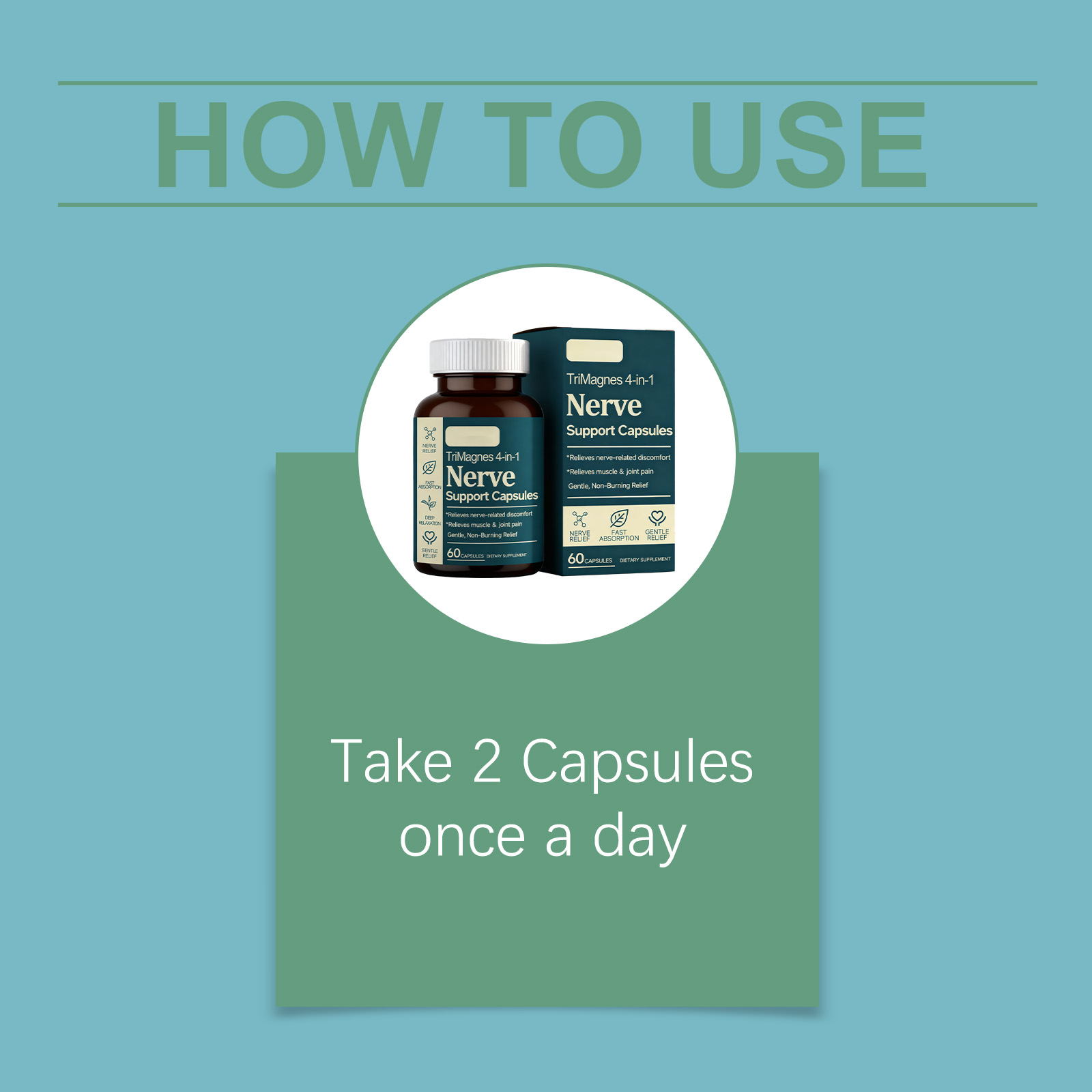 Body Care Capsule Improve Condition Boost Vitality Mild Comfort Fast Absorb Daily Dietary Supplement Nutrient Care Gentle Inner Health