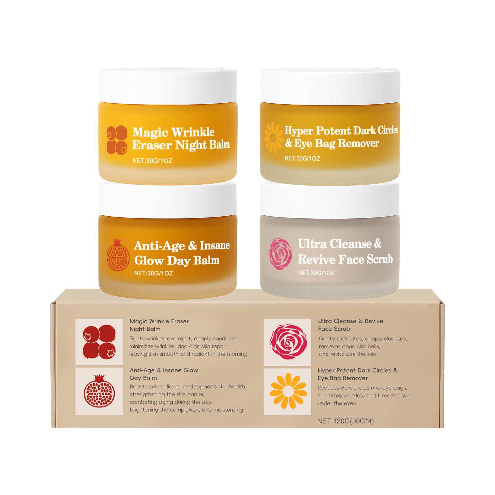 Multi Functional Day Night Set Moisturizing Hydrating Nourishing Skin Barrier Care Facial Eye Area Skin Day Night Applicable
