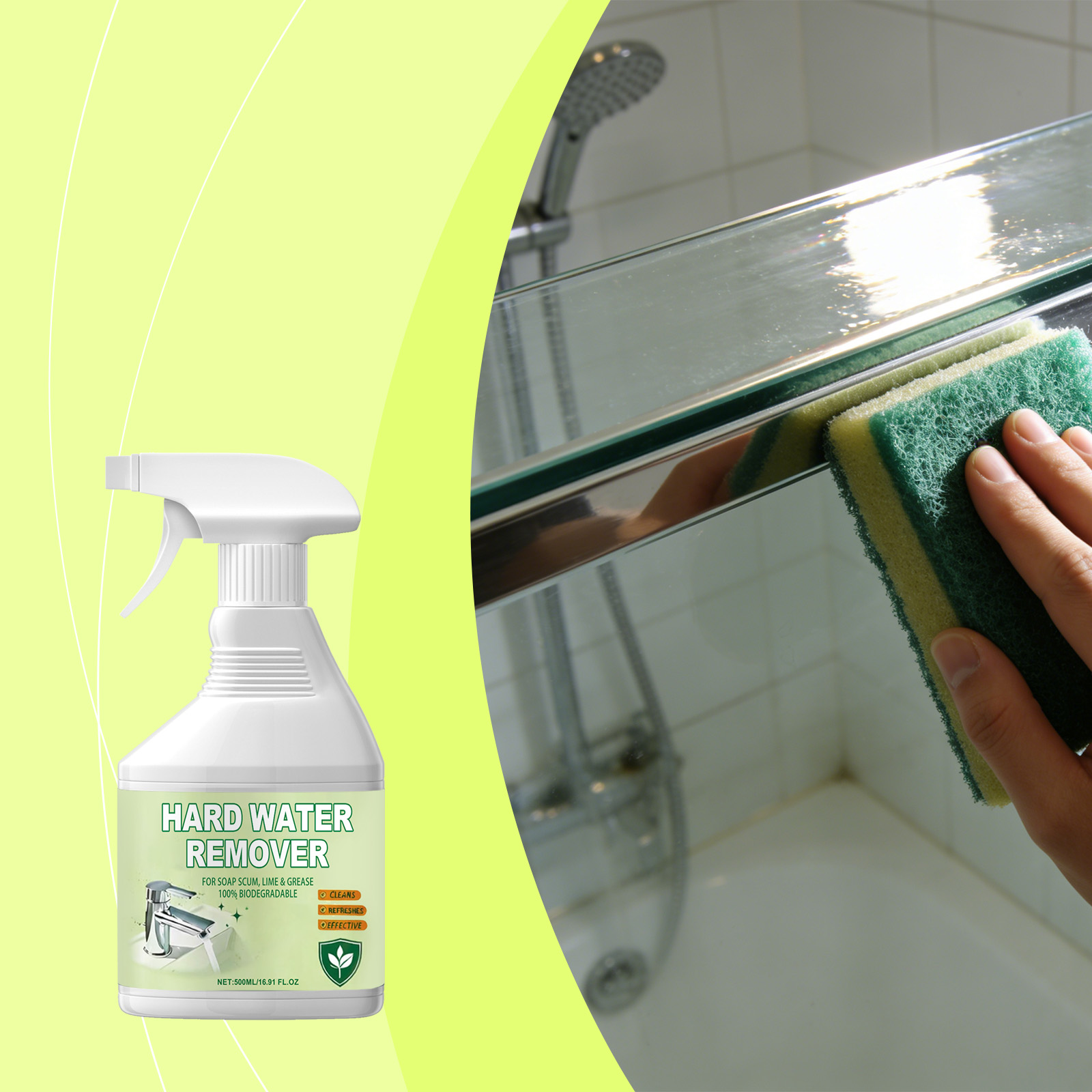 Hard Water Stain Remover Multi Purpose Clean Shiny Kitchen Bathroom Sink Dirt Household Care Wash