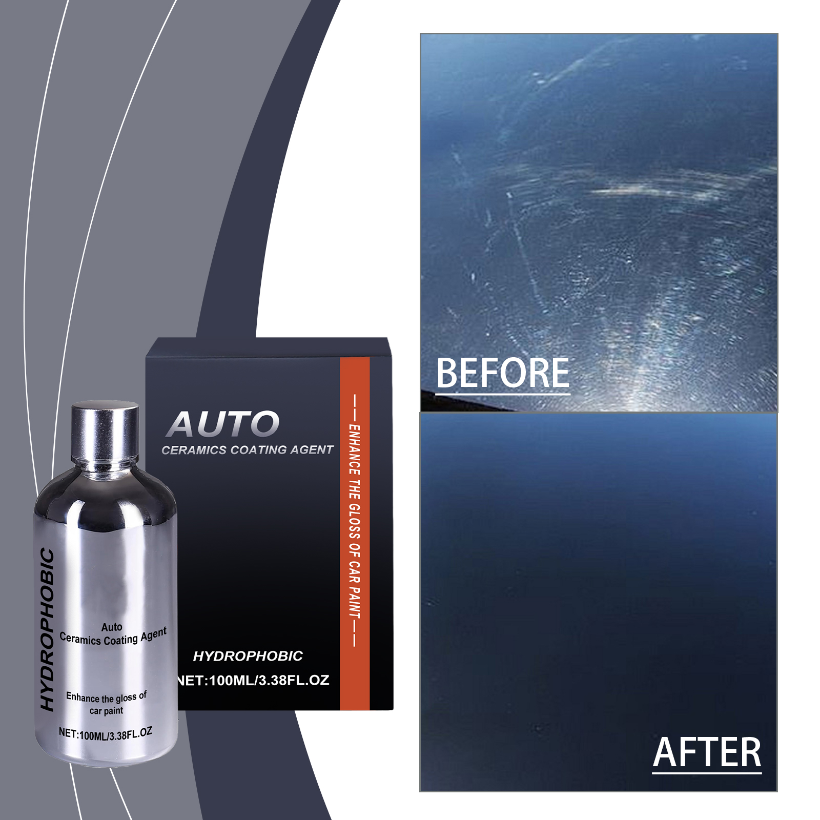 Car Ceramic Coating Agent Nano Spray Boost Surface Gloss Anti Rust Paint Protection For Vehicle Body Exterior Surface Care Liquid