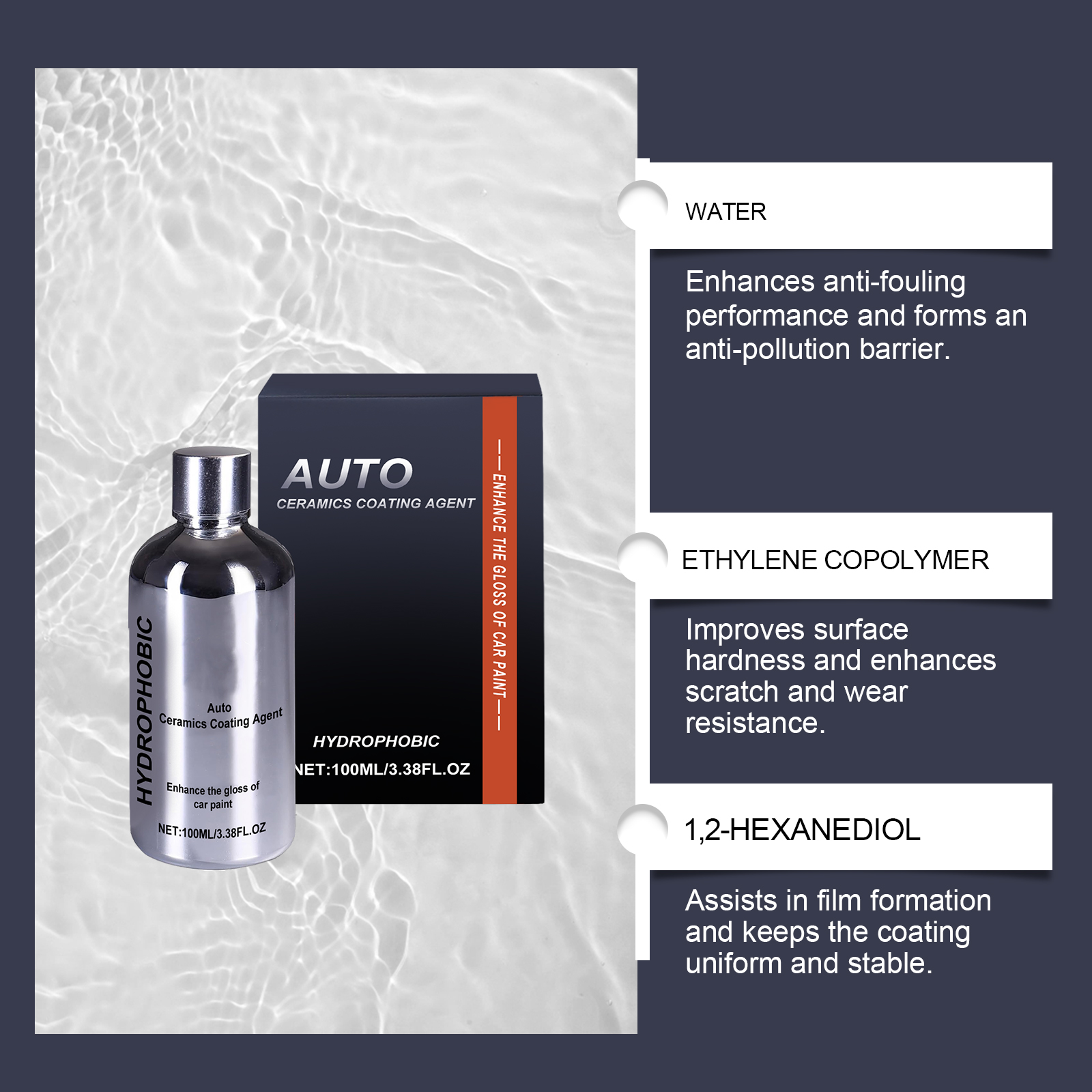 Car Ceramic Coating Agent Nano Spray Boost Surface Gloss Anti Rust Paint Protection For Vehicle Body Exterior Surface Care Liquid