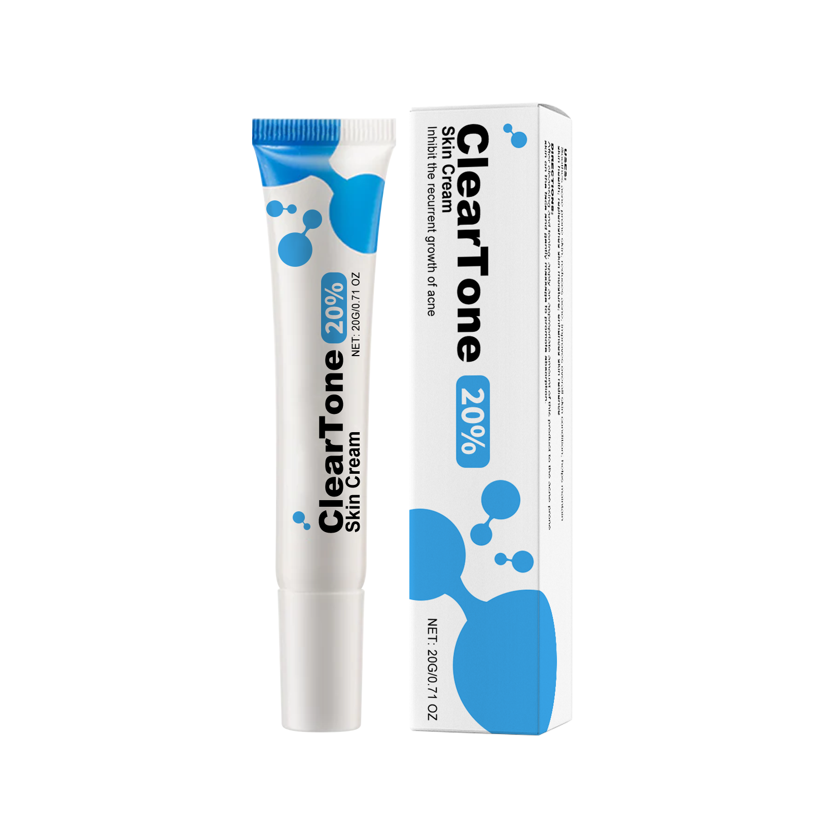 Facial Cream Mild Nourish Acne Moist Hydrate Refreshing Smooth Soften Daily Care