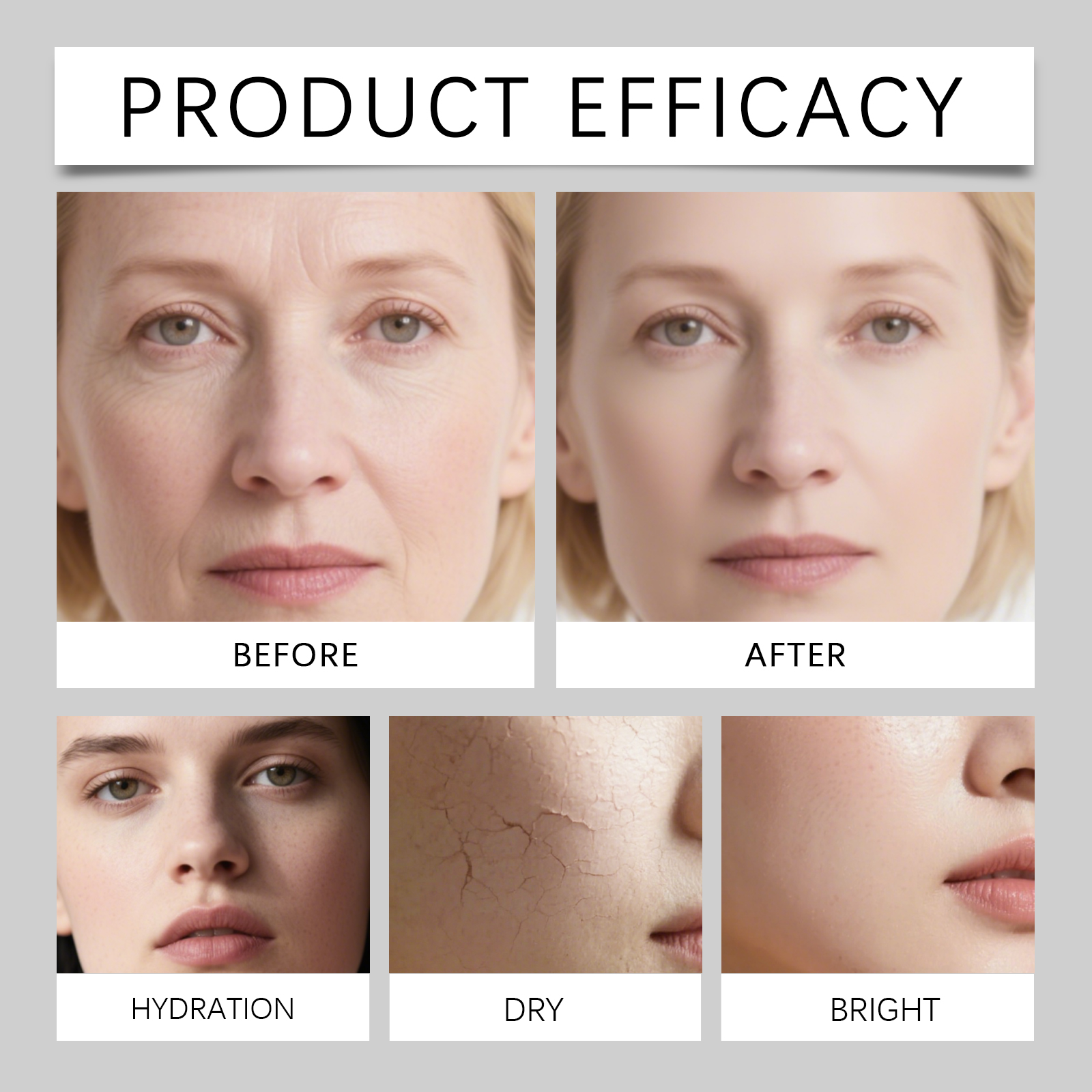 Collagen Biotin Day Night Cream Hydrating Moisturizing Nourishing Softening Facial Daily Skin Care Lotion
