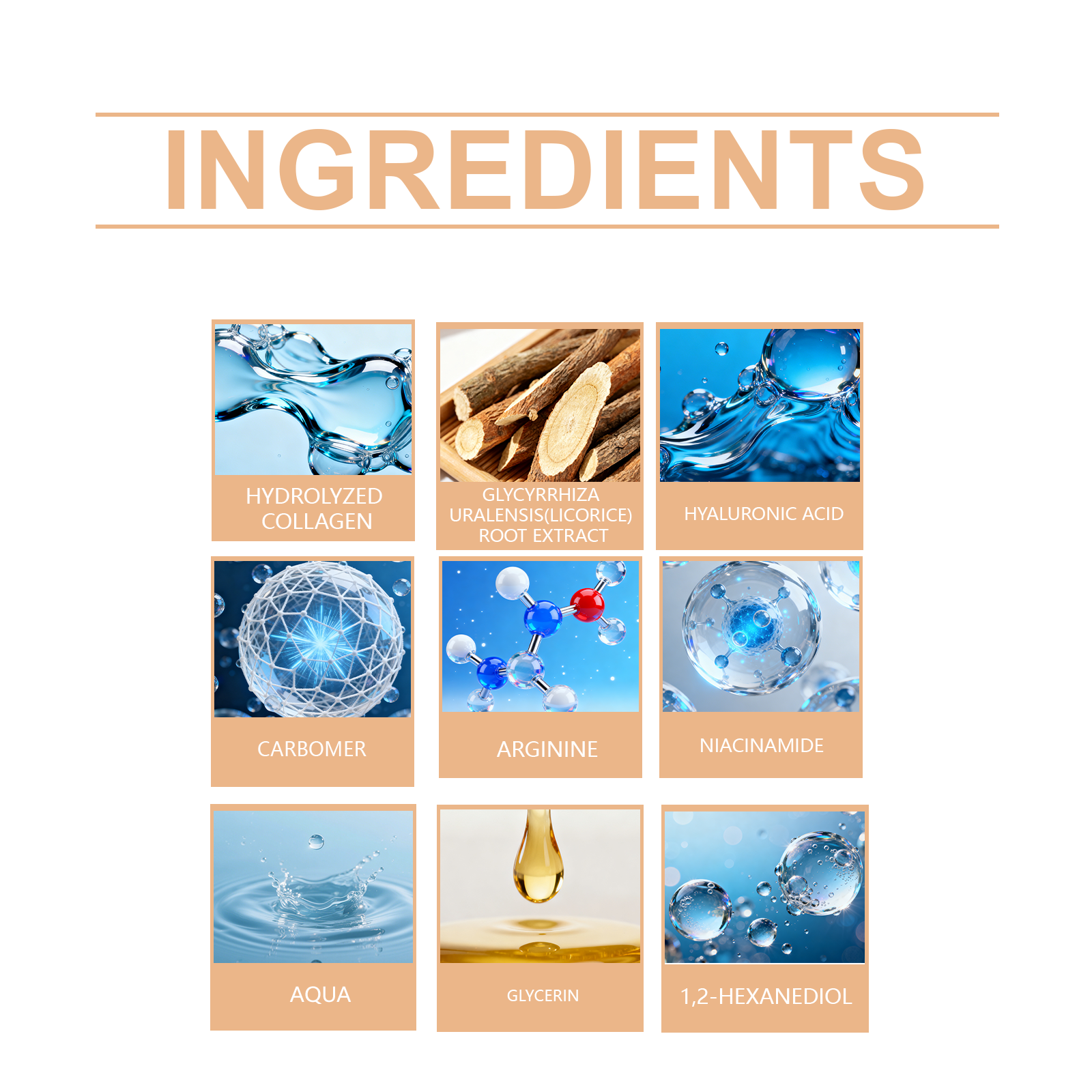 Collagen Essence Liquid Moisturize Replenish Water Lock Water Hydrate Refreshing Easy Absorb Facial Skin Daily Care Gentle Light Smooth