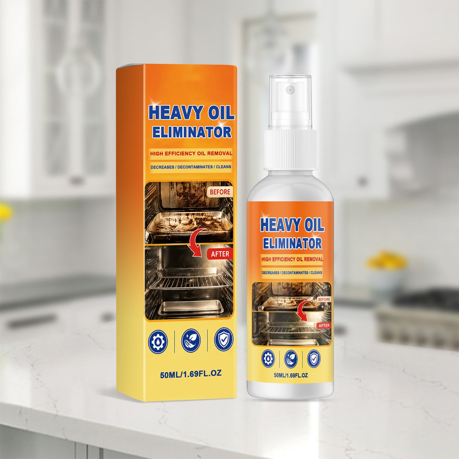 Heavy Grease Cleaning Spray Household Decontamination Purification Renovation Tool Kitchen Steam Oven Microwave Cookware