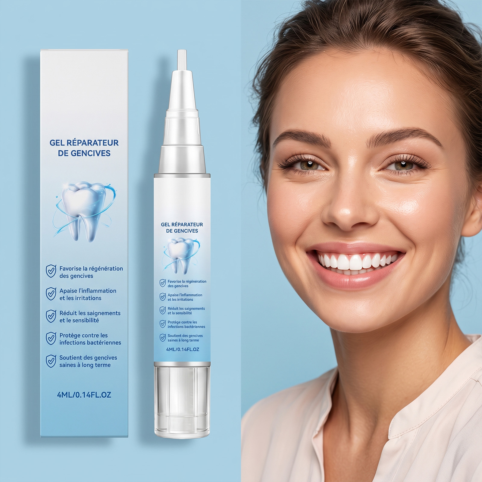 Gum Care Gel Protect Teeth Comfort Clean Remove Stains Freshen Breath Refresh Maintain Oral Health