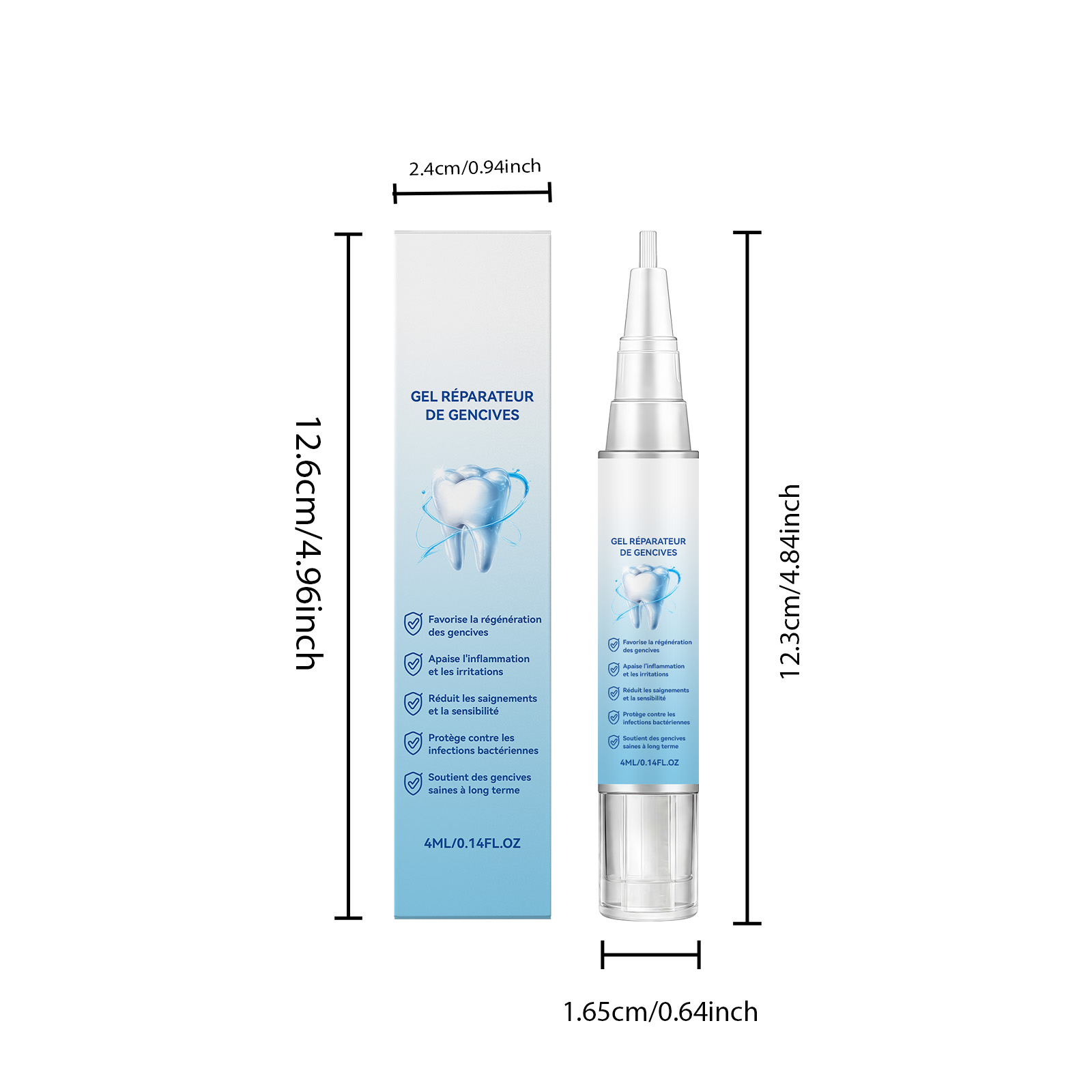 Gum Care Gel Protect Teeth Comfort Clean Remove Stains Freshen Breath Refresh Maintain Oral Health