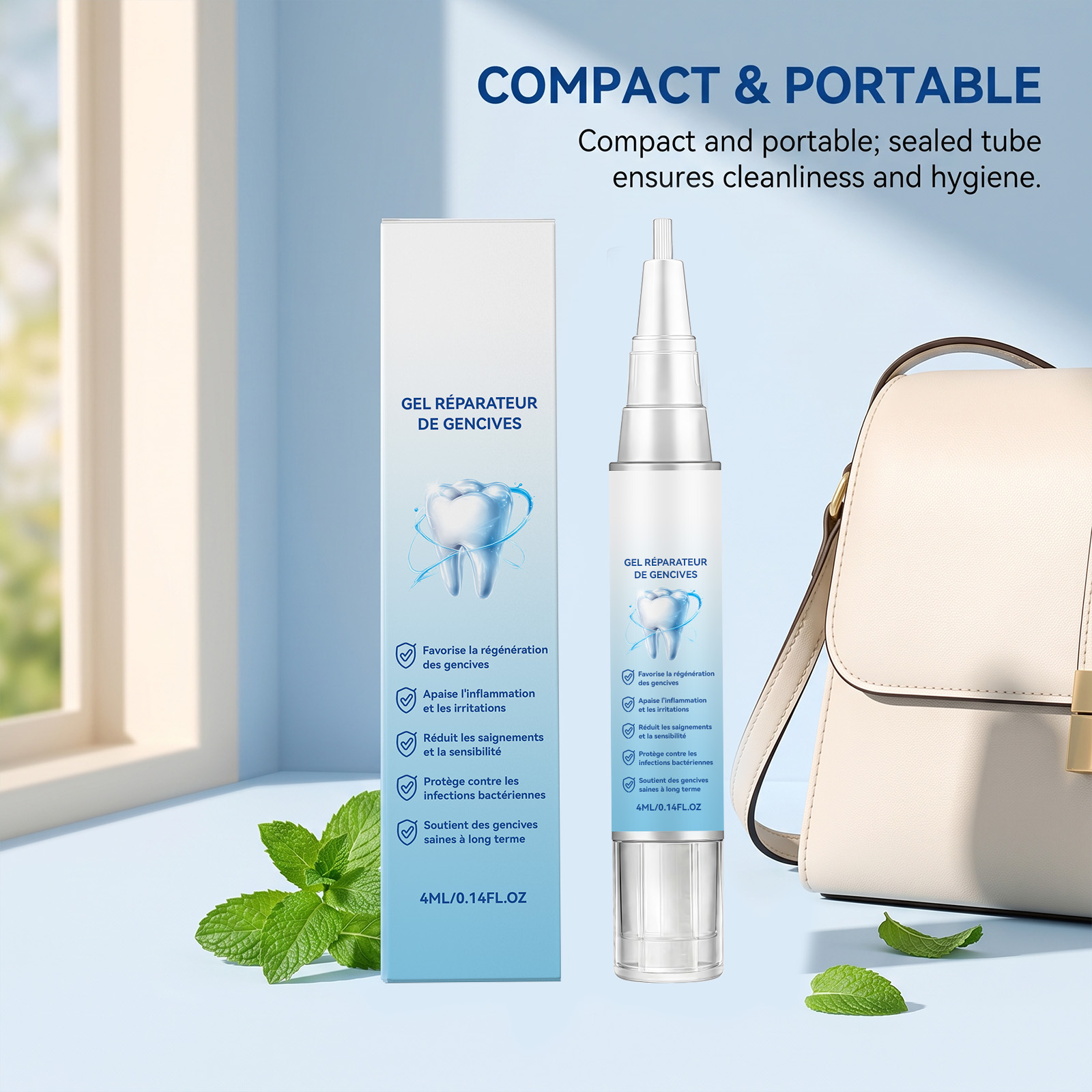 Gum Care Gel Protect Teeth Comfort Clean Remove Stains Freshen Breath Refresh Maintain Oral Health