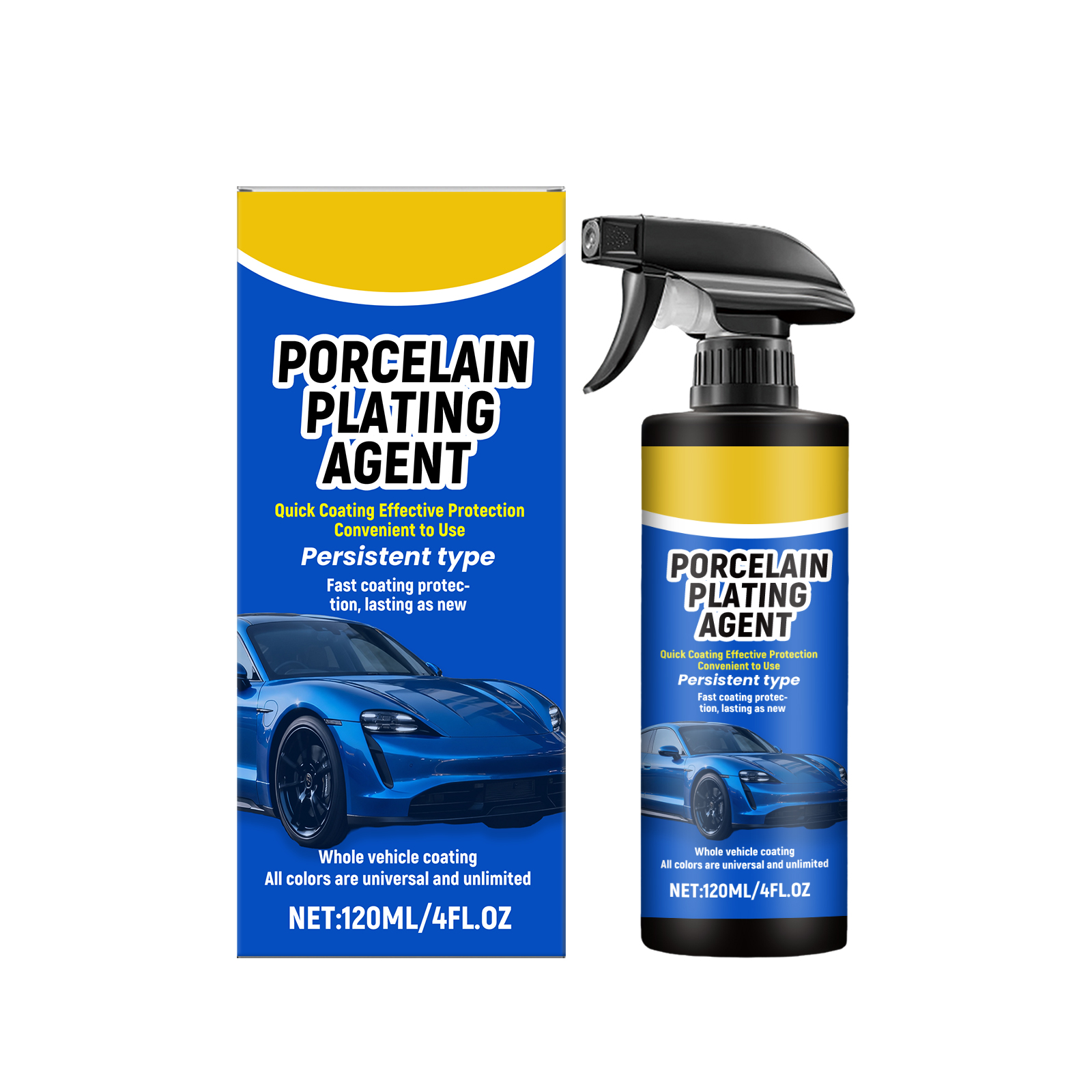 Car Coating Agent Spray Cleaning Stain Removal Waterproof Renovation Maintenance Body Mirror Gloss Protection