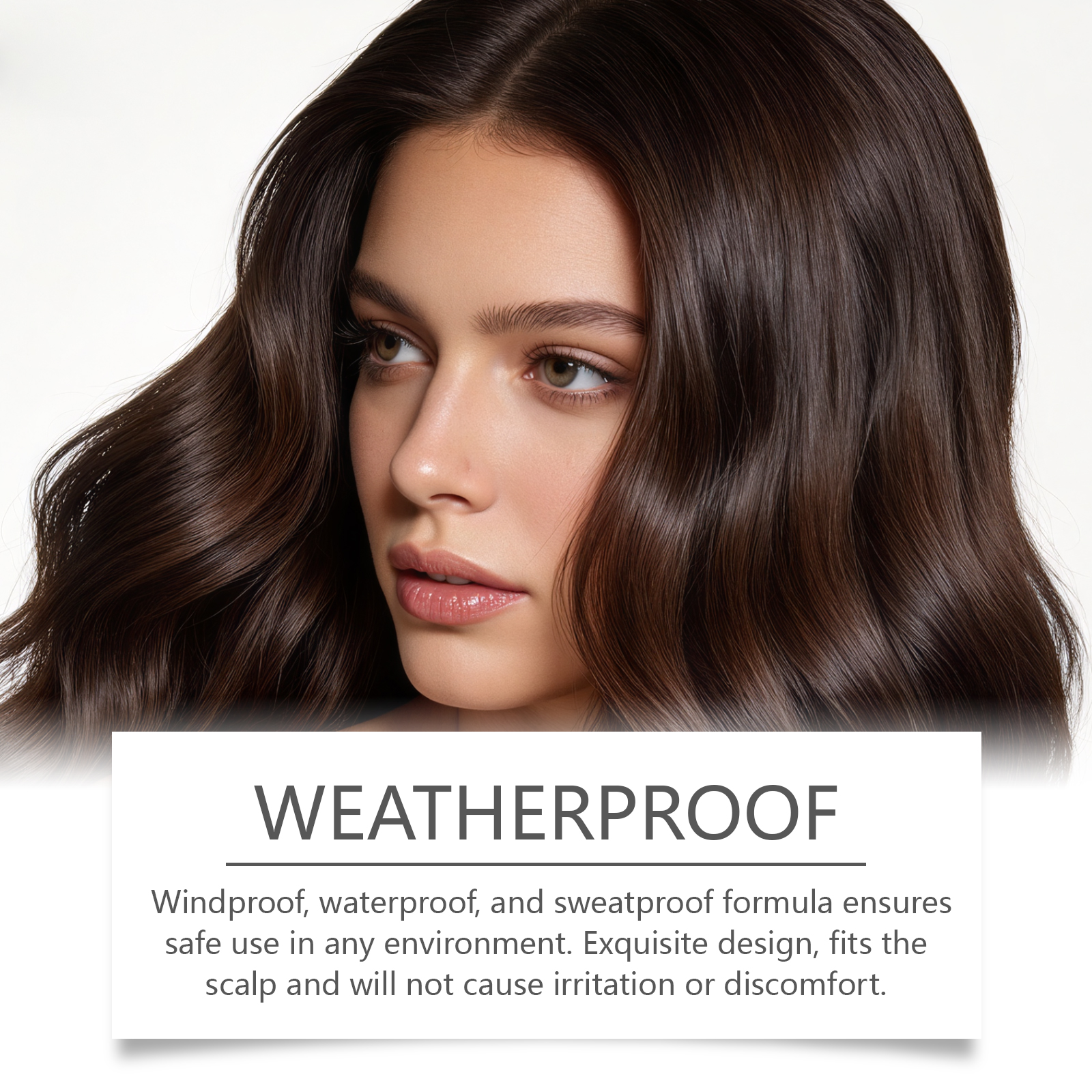 (Dark Brown) Hair Powder Shading Modify Hairline Cover Scalp Fill Hair Gap Fit Skin Natural Color Render Effect