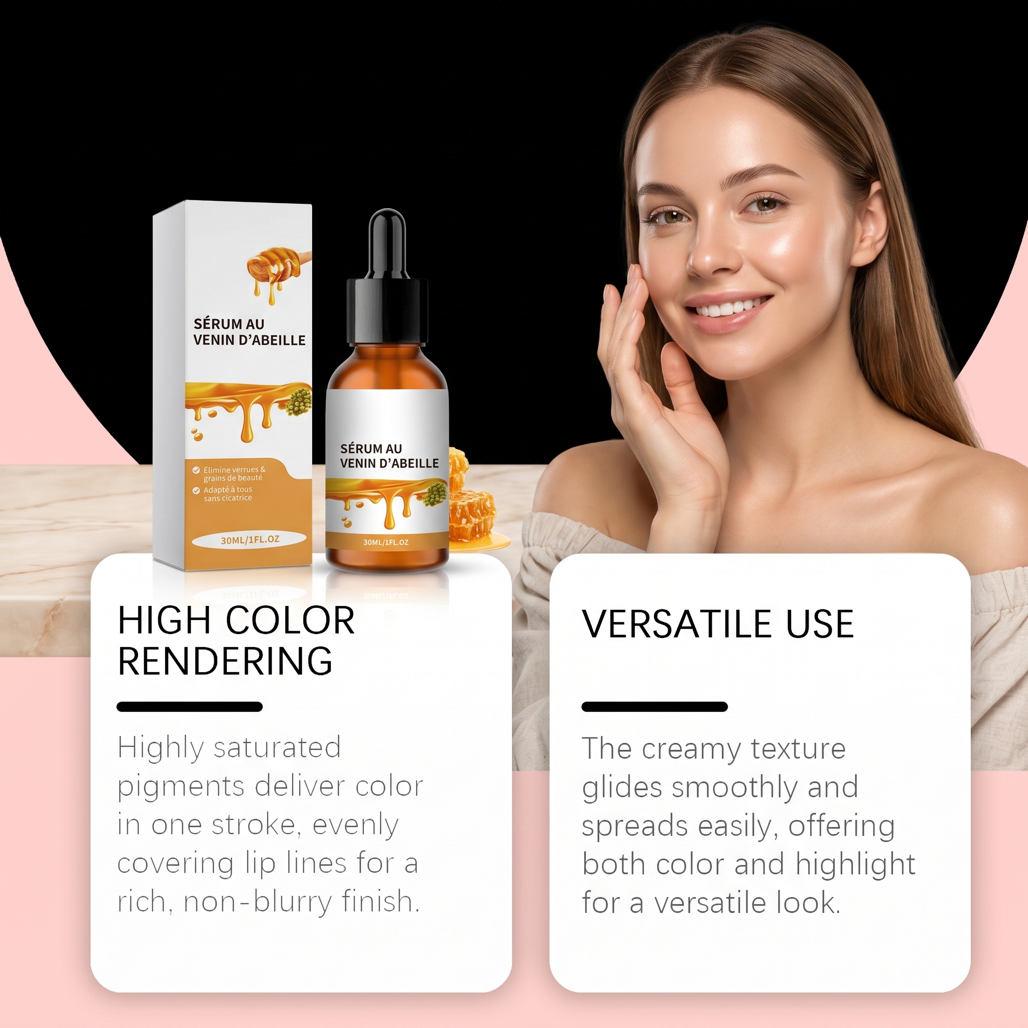 Bee Venom Skin Essence Smoothing Tender Comfortable Skin-friendly Body Cleansing Care Gentle Convenient