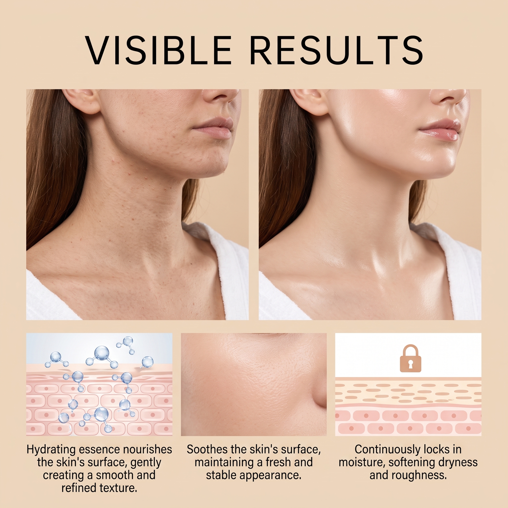 Bee Venom Skin Essence Smoothing Tender Comfortable Skin-friendly Body Cleansing Care Gentle Convenient