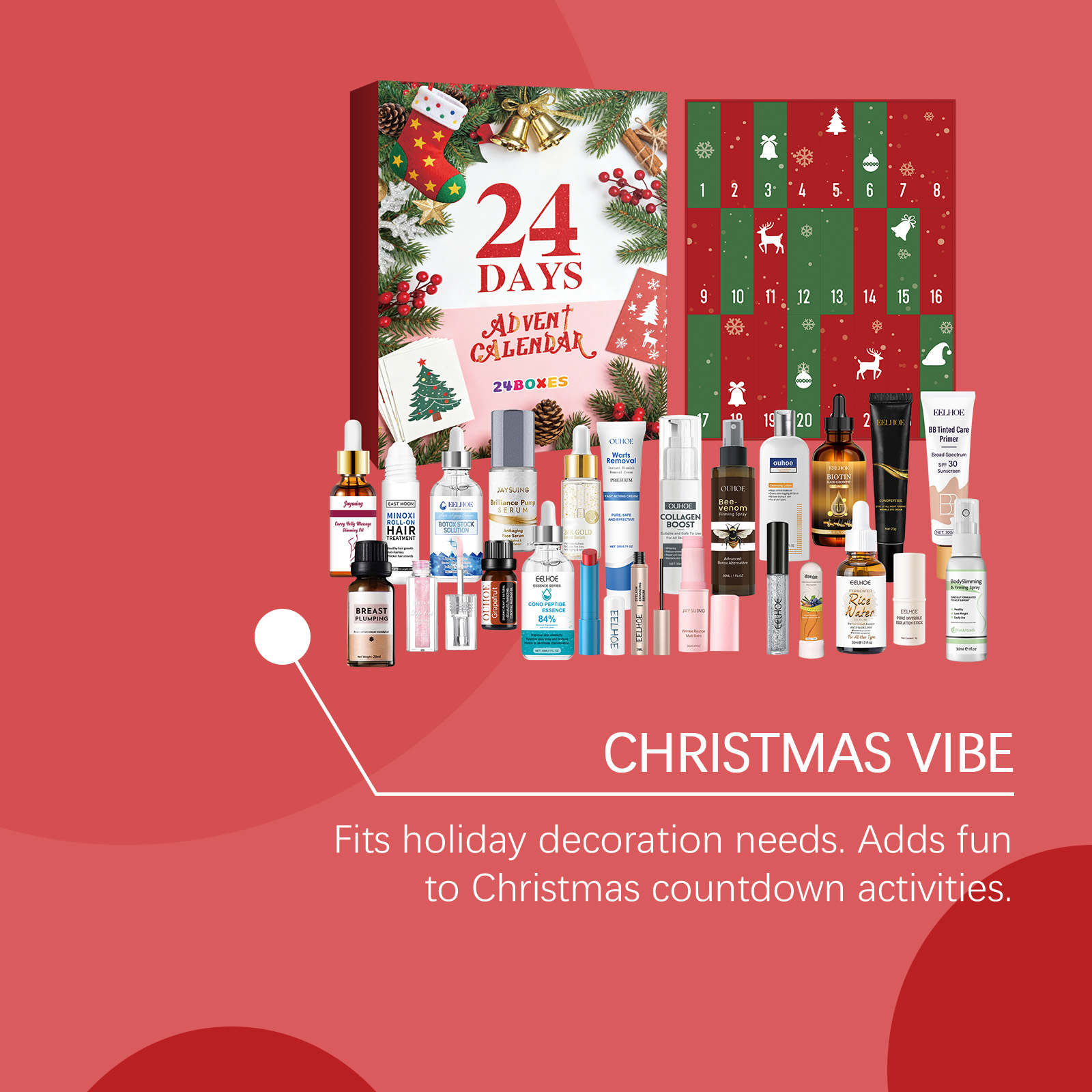 Christmas Beauty Blind Box Exquisite Cosmetic Daily Facial Personal Skin Care Premium Gift