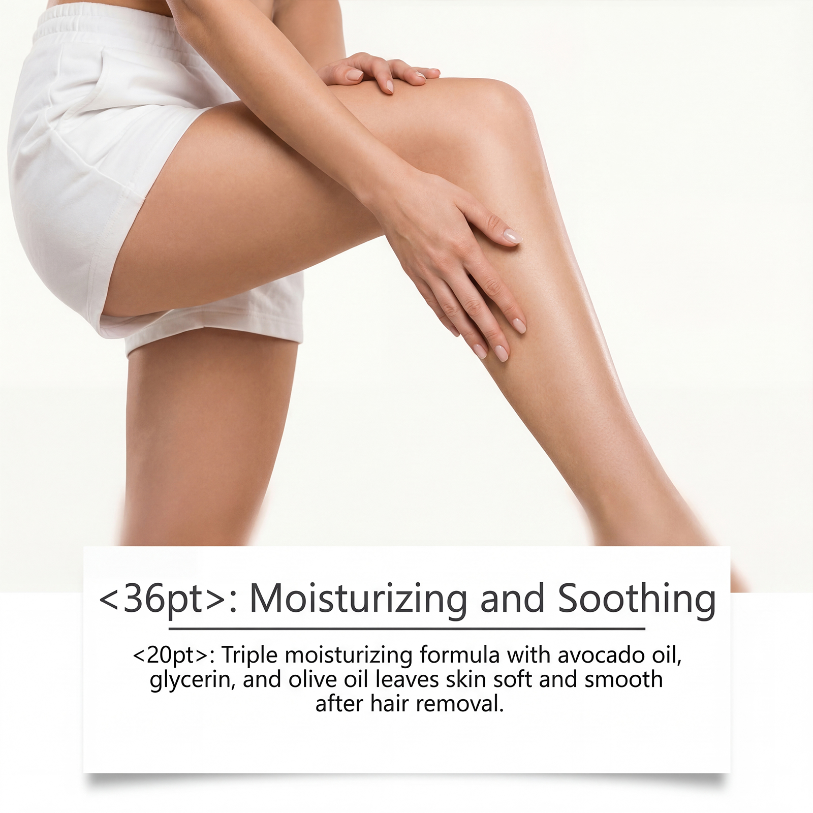Refreshing Depilatory Cream Avocado Hydrating Mild Depilation Whole Body Arm Leg Skin Tender Smooth
