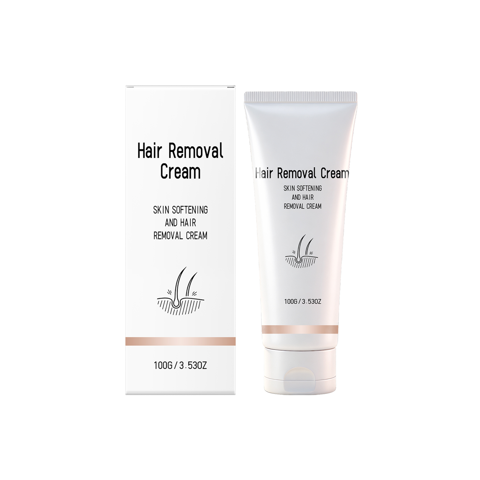Refreshing Depilatory Cream Avocado Hydrating Mild Depilation Whole Body Arm Leg Skin Tender Smooth