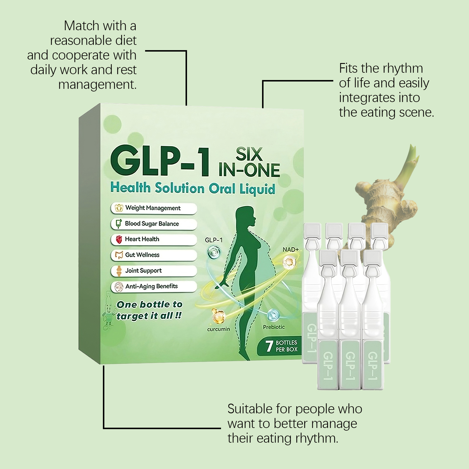 Body Care Drops Gentle Nourish Body Support Slim Figure Enhance Curves Daily Dietary Supplement 