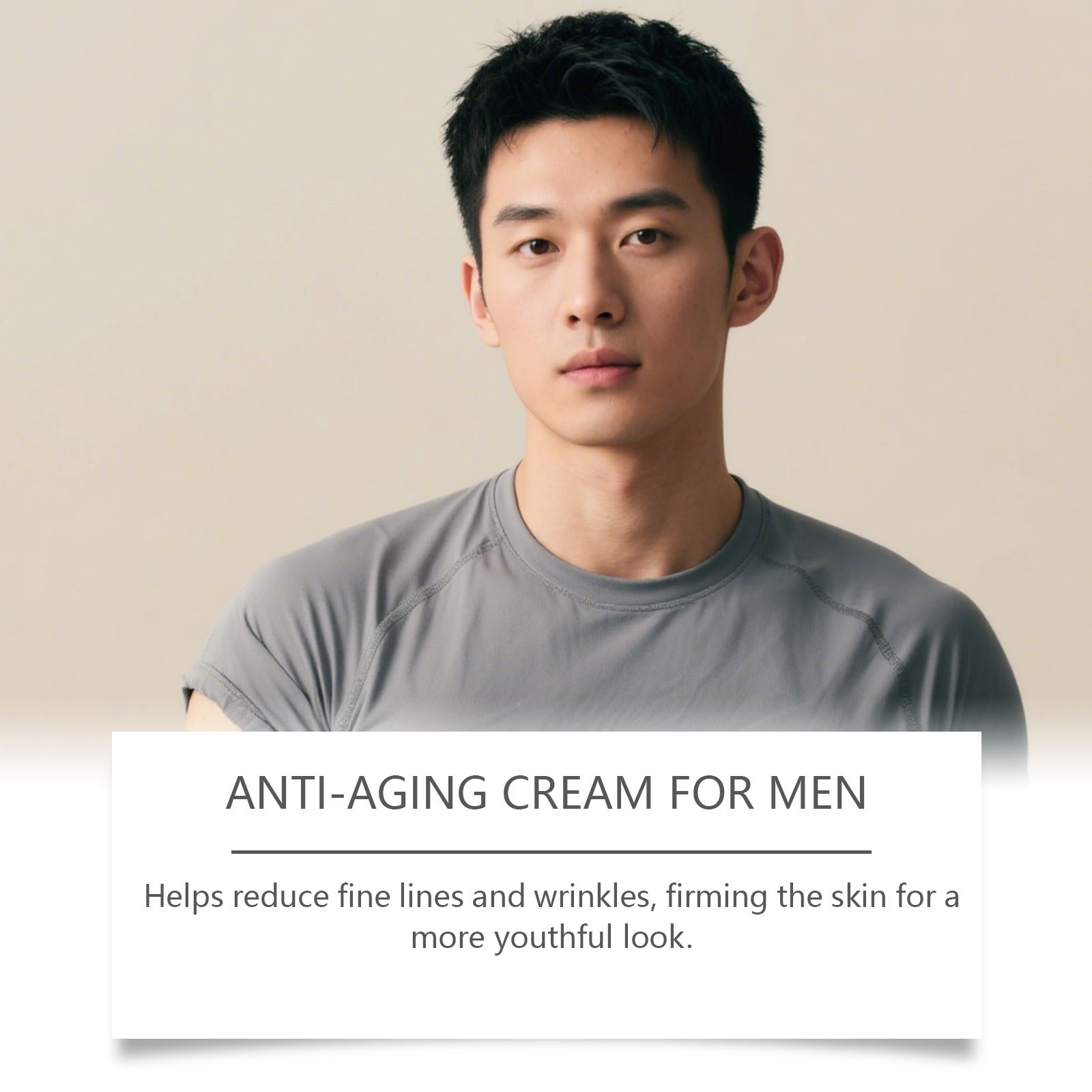 Men Moisturizing Facial Cream Lubricate Elastic Facial Skin Hydrate Nourish Facial Smear Cream