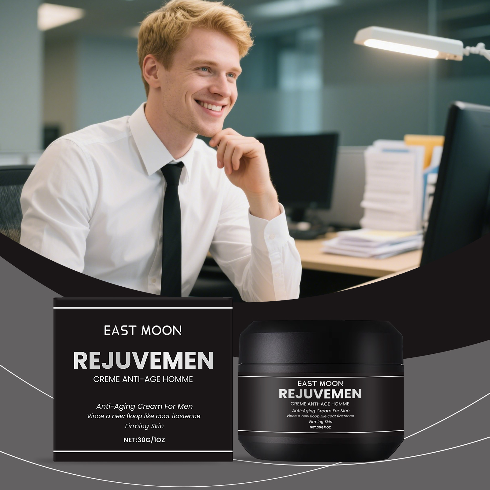 Men Moisturizing Facial Cream Lubricate Elastic Facial Skin Hydrate Nourish Facial Smear Cream