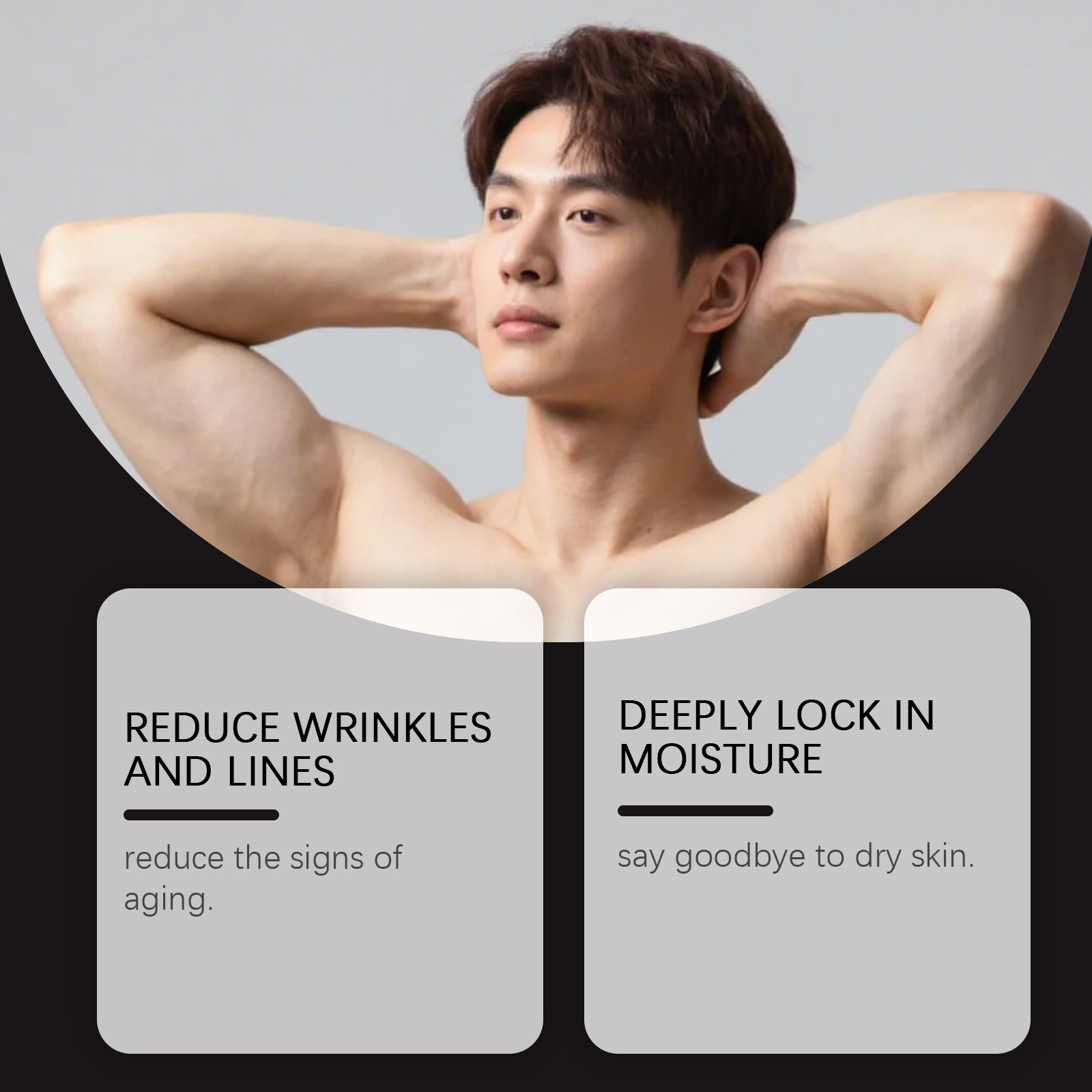 Men Moisturizing Facial Cream Lubricate Elastic Facial Skin Hydrate Nourish Facial Smear Cream
