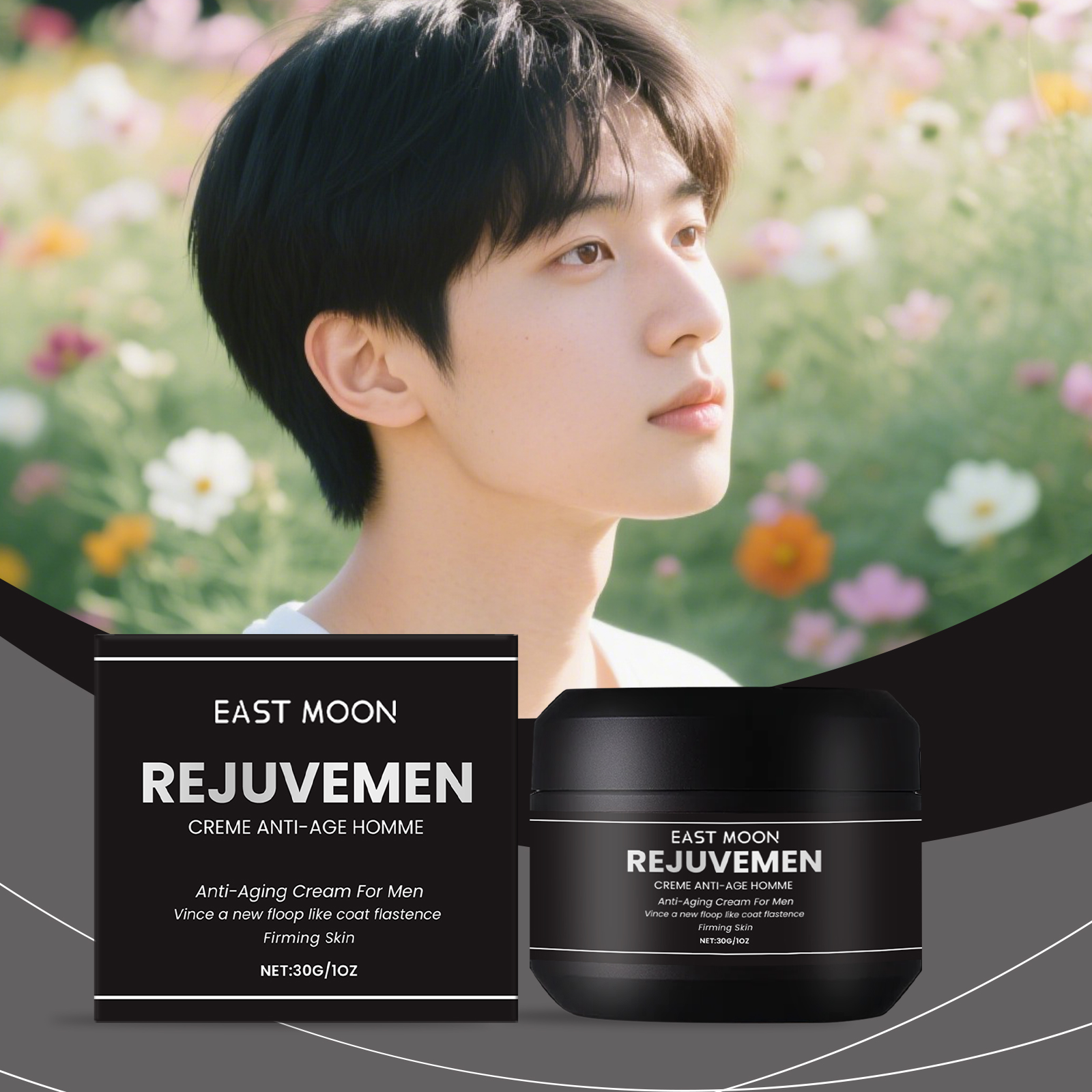 Men Moisturizing Facial Cream Lubricate Elastic Facial Skin Hydrate Nourish Facial Smear Cream
