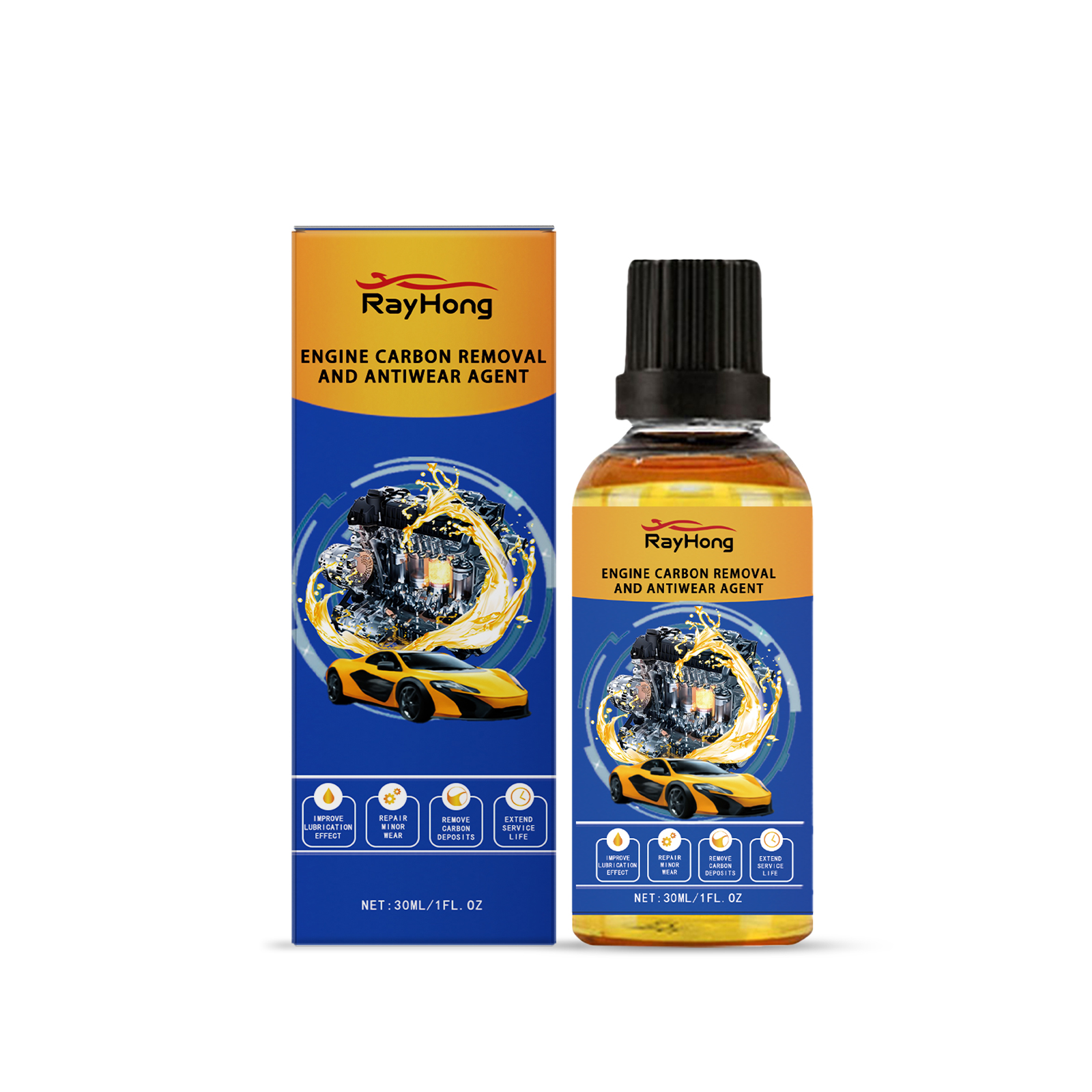 Car Engine Antiwear Protectant Rust Prevention Clean Noise Reduction Protect For Auto Parts