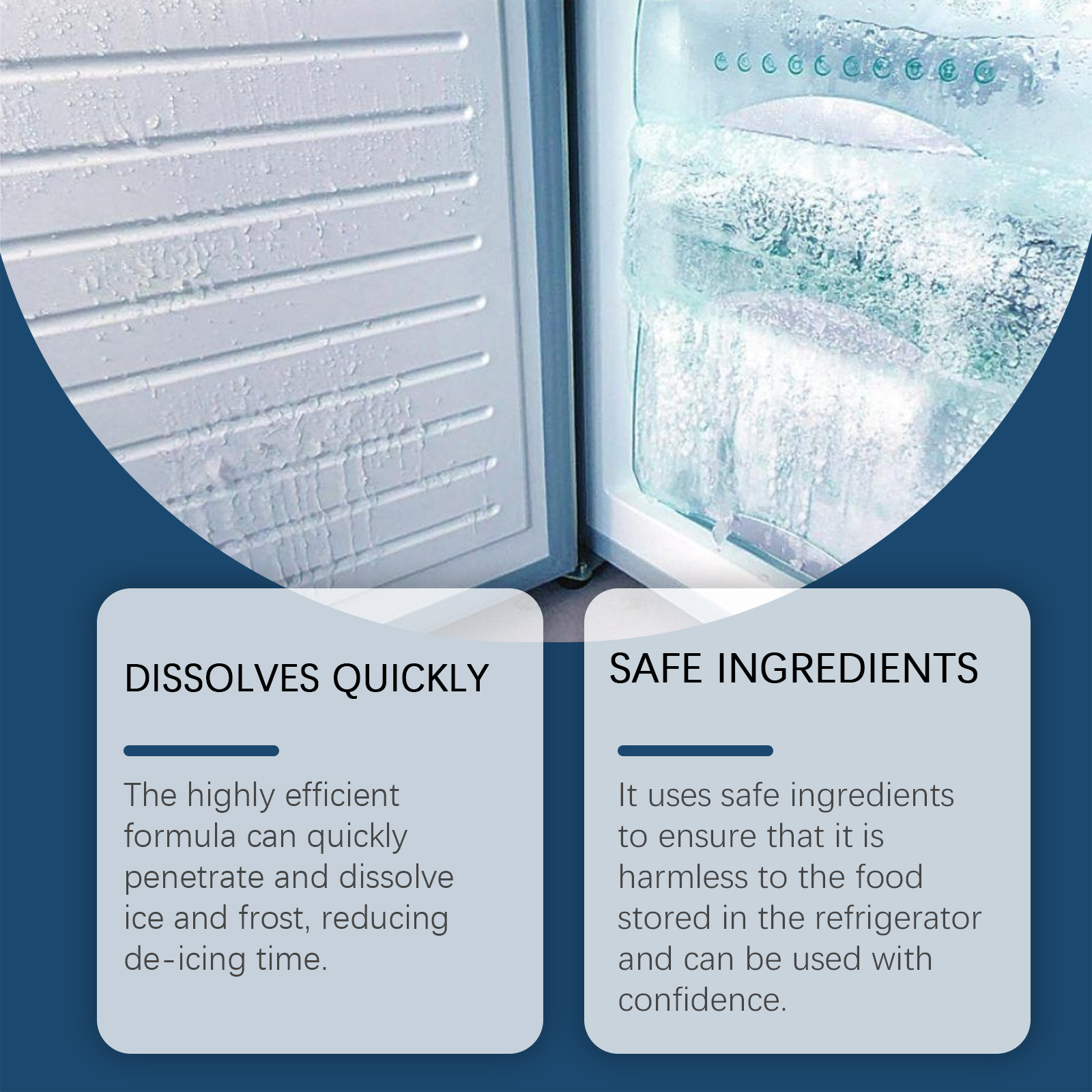 Refrigerator Deicer Anti Frost Anti Icing Snow Melting Cleaning Thawing Agent For Cold Storage Freezer