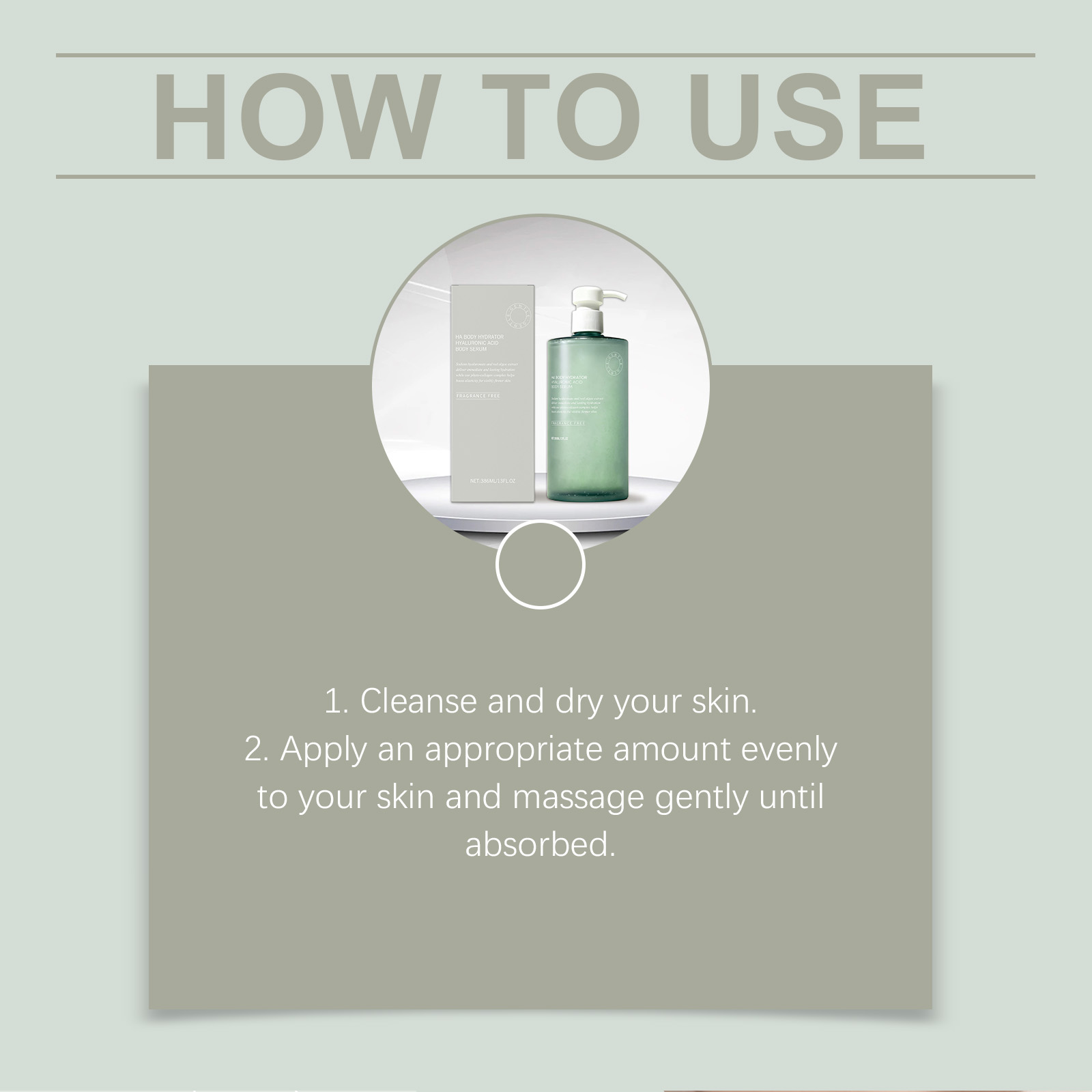 Hyaluronic Acid Body Essence Moisturizing Nourishing Skin Elasticity Smoothing Non Greasy Daily Hydrating Serum