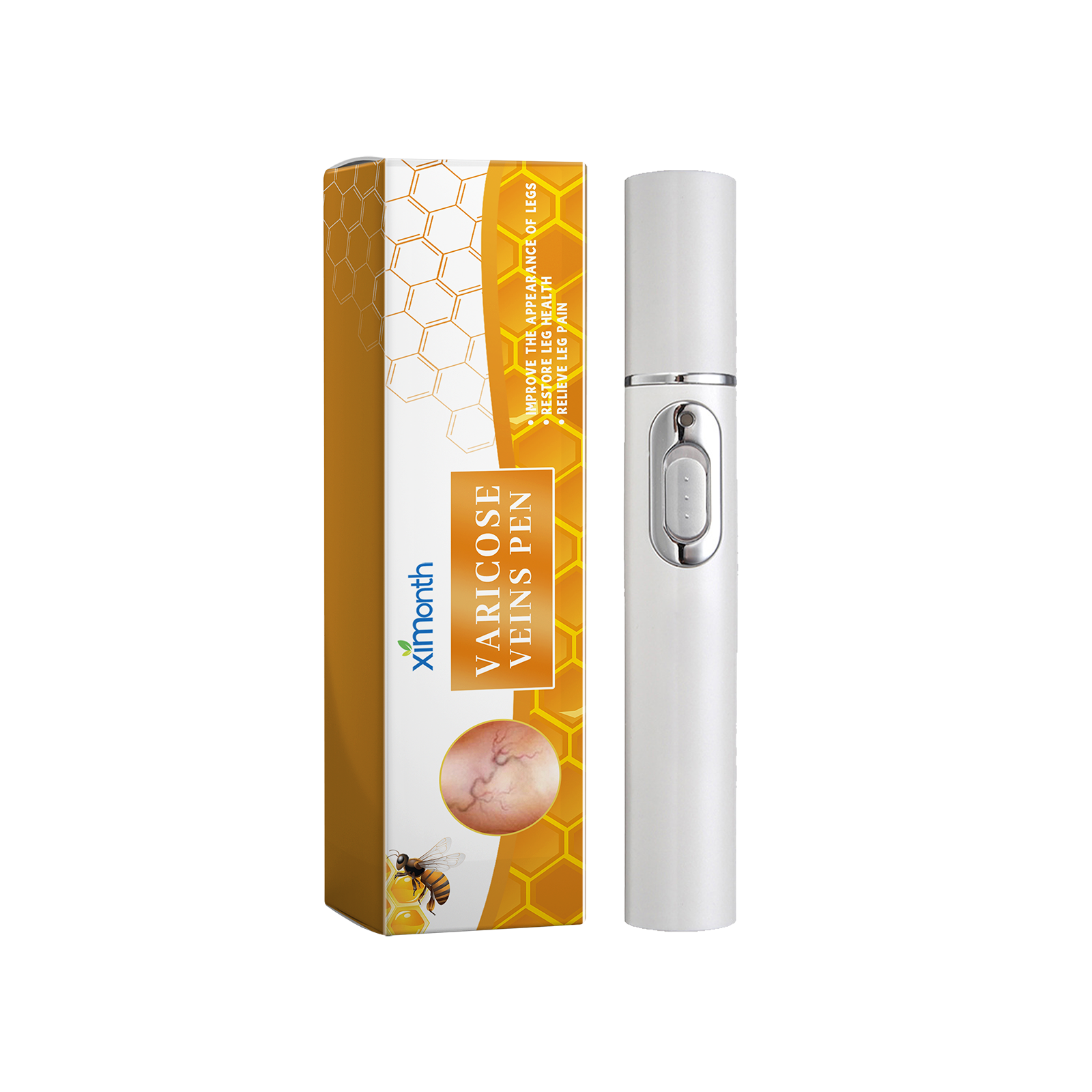 Leg Repair Pen LED Light Therapy For Soothing Discomfort And Leg Massage Daily Body Care 1 PCS