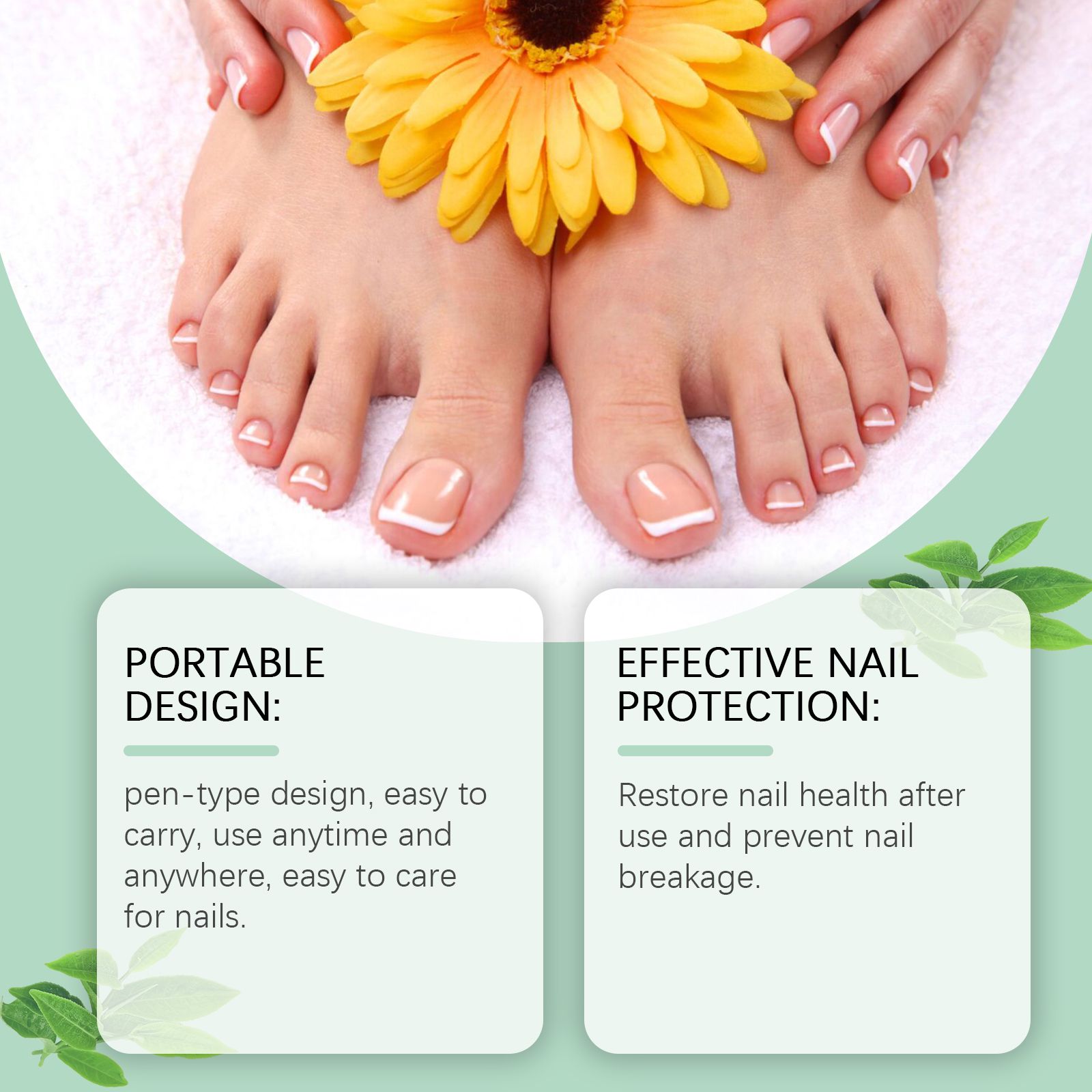 Nail Care Pen For Toenails And Fingernails Gentle Moisturizing Strengthening Daily Home Treatment