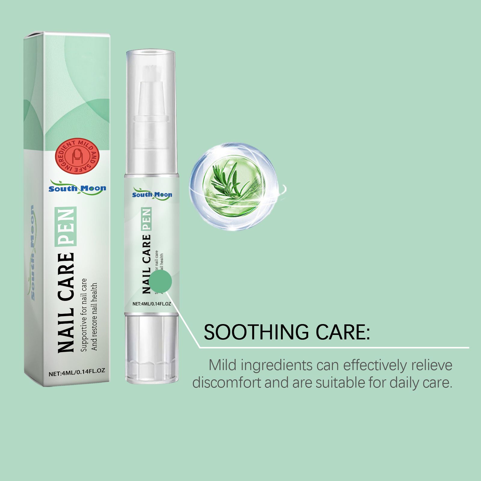 Nail Care Pen For Toenails And Fingernails Gentle Moisturizing Strengthening Daily Home Treatment