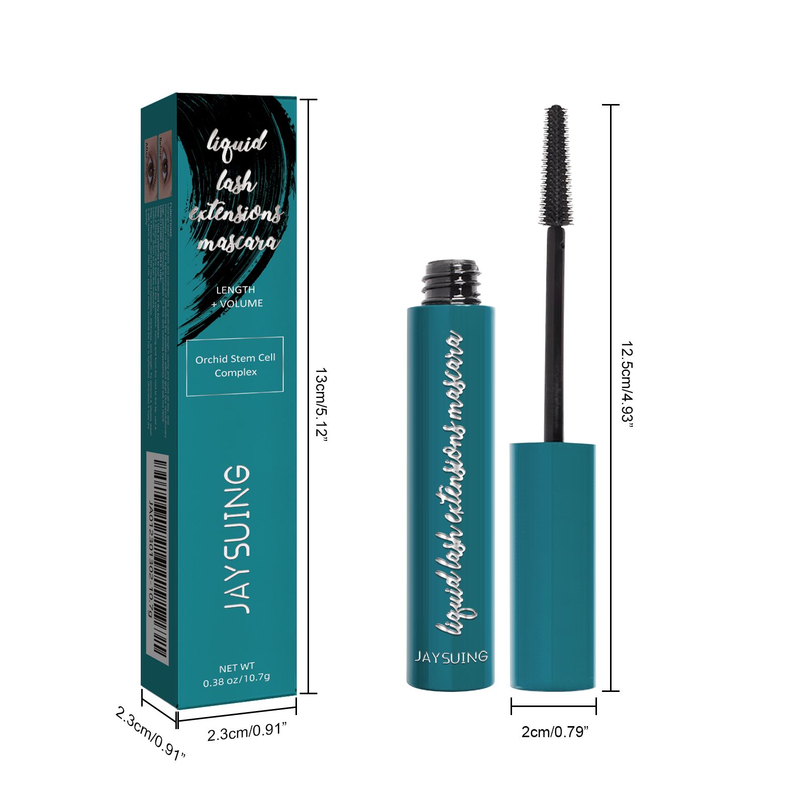Black Mascara Lengthening Volumizing Curling Long Lasting Smudge Proof For Daily Eye Makeup
