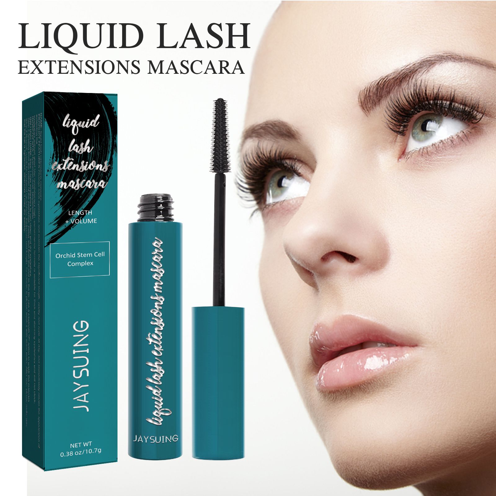 Black Mascara Lengthening Volumizing Curling Long Lasting Smudge Proof For Daily Eye Makeup
