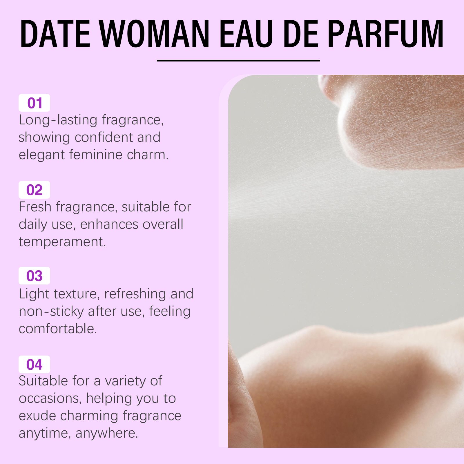 Herbal Charm Perfume Woody Rose Long Lasting Fresh Scent For Daily Wear