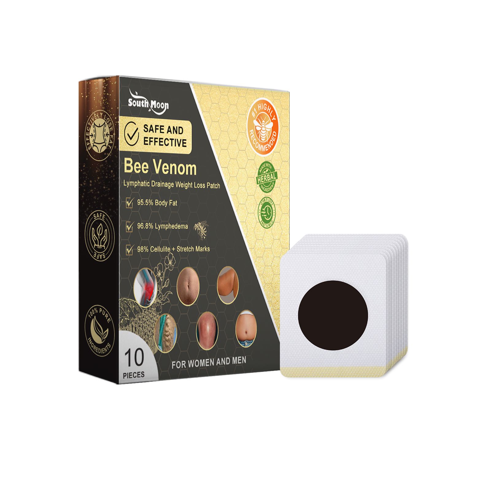 Bee Venom Lymphatic Body Shaping Patch For Firming And Daily Body Care