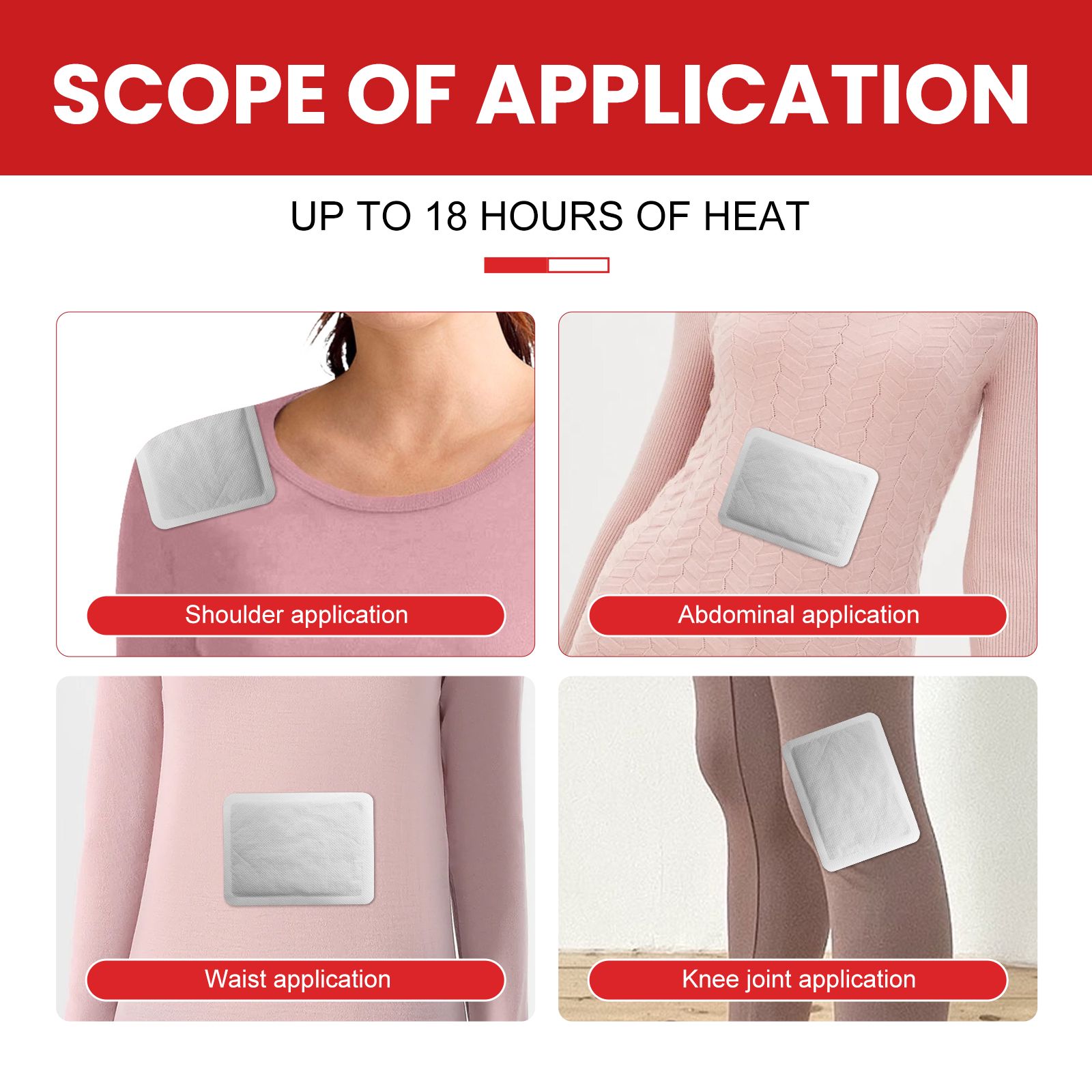 Self Heating Hand Warmers 20 Pack Portable Heat Patches For Winter Outdoor Activities And Body Warmth