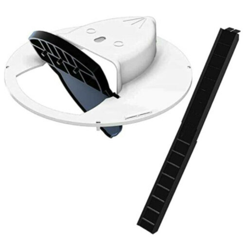 (White, One Size) Simple Safe Slide Lid Mousetrap Automatic Efficient Flip N Mice Catche