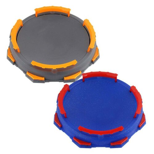 (Gray) Burst Gyro Arena Disk Exciting Duel Spinning Top Beyblades Launcher Stadium