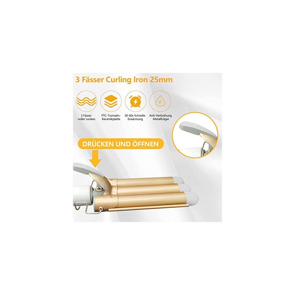 Hair Curler Hair Curling Iron Wand for Long Hair Styling Tool for Woman