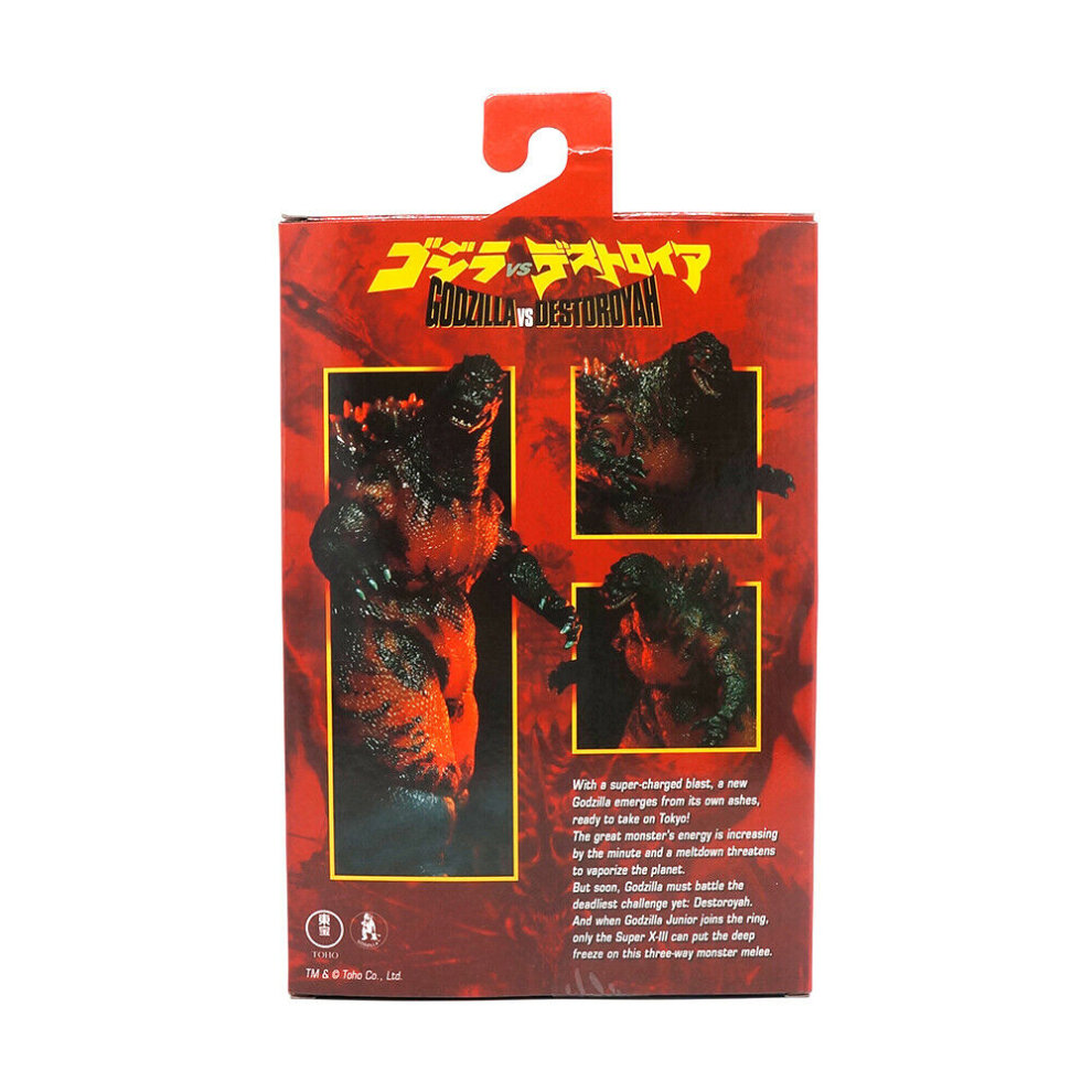 NECA Godzilla VS Destoroyah Burning Godzilla 6.5' Action Figure Model Toy Gift