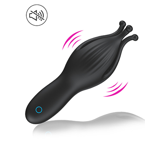 Glans Vibrator Vibrating Penis Head Massager Sex Toys Male Masturbator Adult Toys Testicle Sex Dolls For Men Trainer 2 in 1 Nipple Vibrators and Clitoral Stimulator for Women