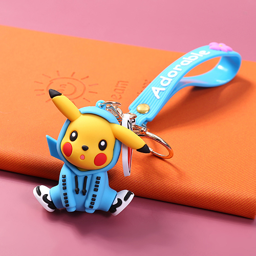Pikachu Key Ring Aimal Shape Key Chain Beautiful Gift