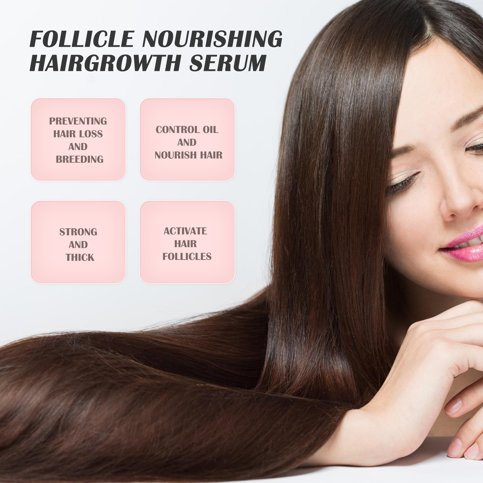 Hair Serum Psoriasis Dandruff Treatment for Scalp Oil Anti Itching Follicle Booster Stimulator Moisturizes Smoothing Nourishing