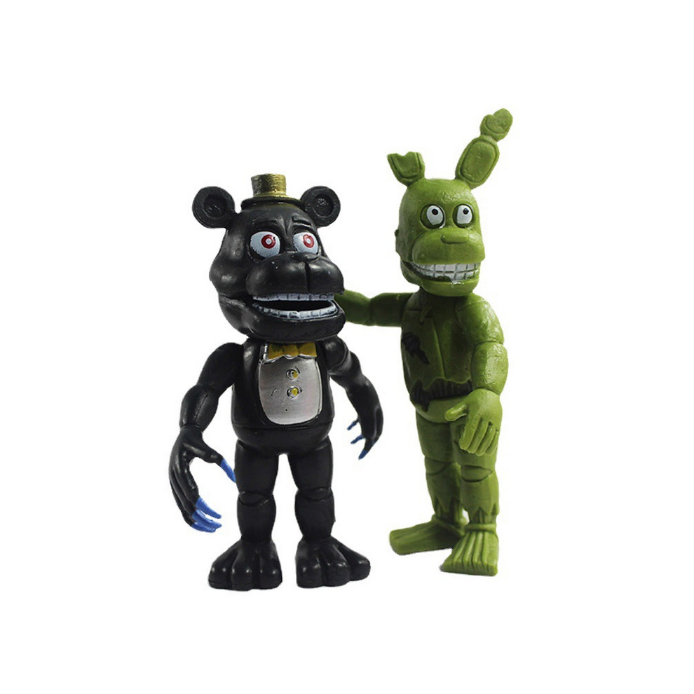 Five Nights At Freddys Action Figures FNAF Game Figure Doll Model Toys Kids Gifts 12PCS Set