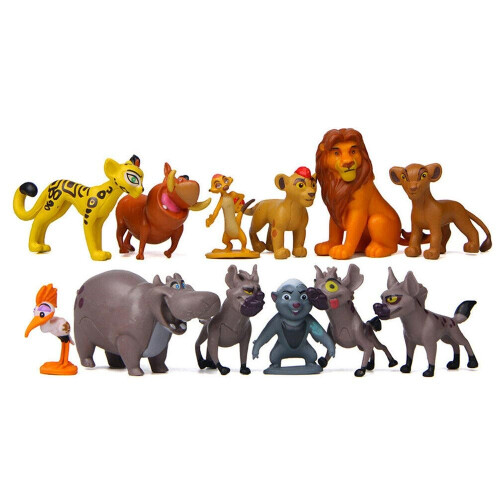 12x The Lion King Lion Guard Action Figures Playset Simba Kion Timon Pumbaa Toys
