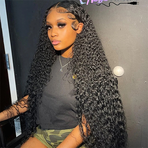 (360 Hd Lace Wig 18 inches) Water Wave Lace Front Wig 5x5 Lace Closure Wig 13x4 13x6 Hd Lace Frontal 360 Curly Human Hair Wigs For Women Human Hair
