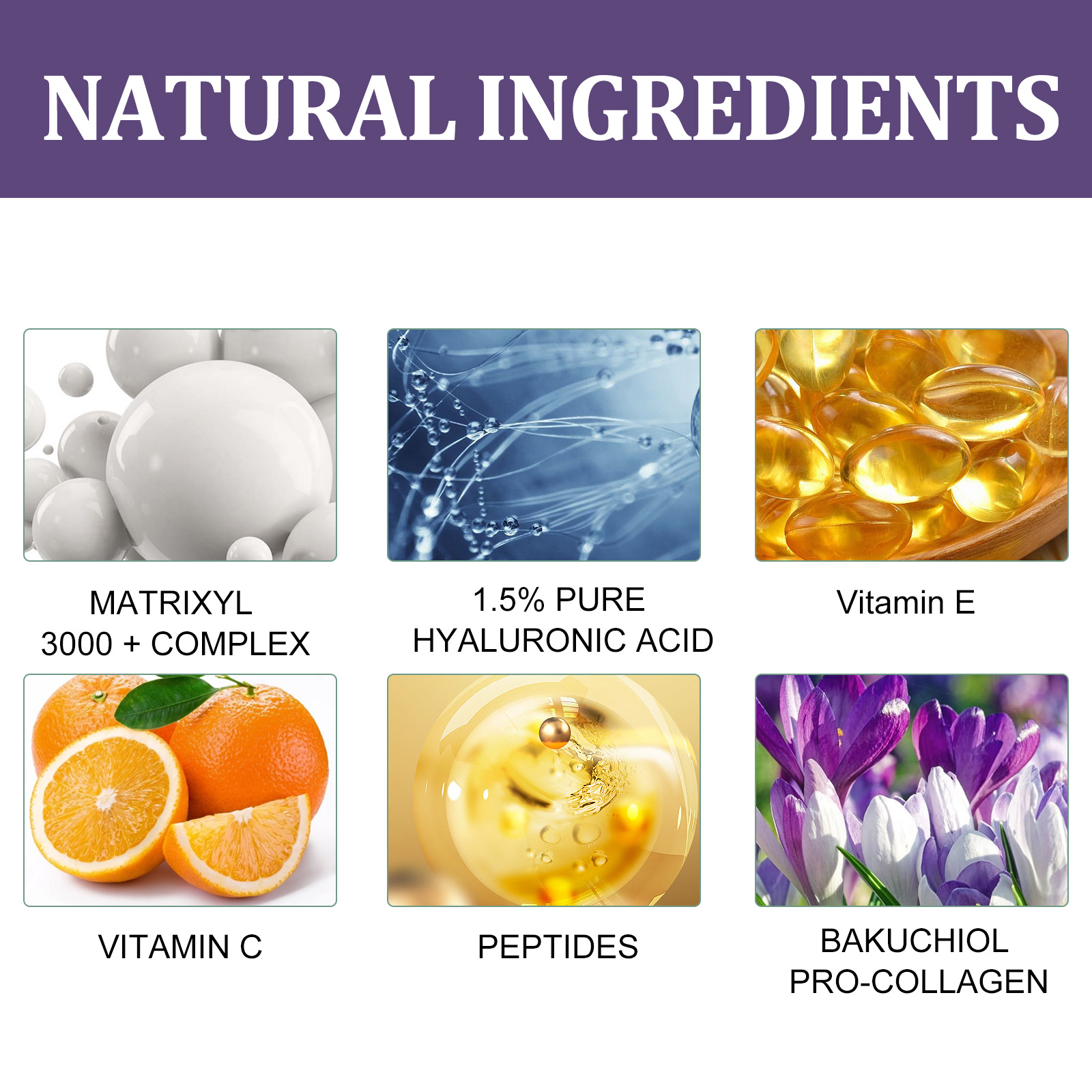 Collagen Remove Wrinkle Face Serum Lift Firming Anti Aging Fade Fine Lines Whitening Brightening Hydration Moisturizer Facial Skin Care Cosmetics