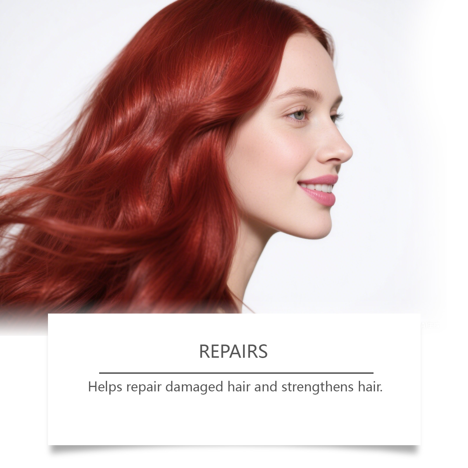 Hair Mask Deeply nourishes repairs improves dry frizzy hair Hydrates and Enhances Red Tones for Color-Treated Hair