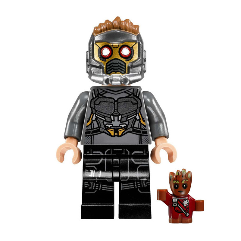 Marvel Galaxy Series Building Blocks Toy Anime Collection Mini Figures with Stand and Accessories Best Gifts for Kids
